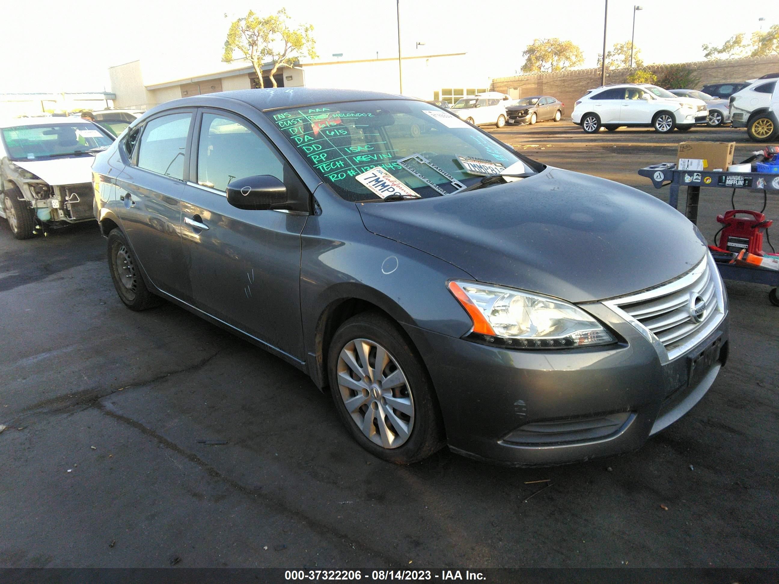 NISSAN SENTRA 2015 3n1ab7ap6fy225477