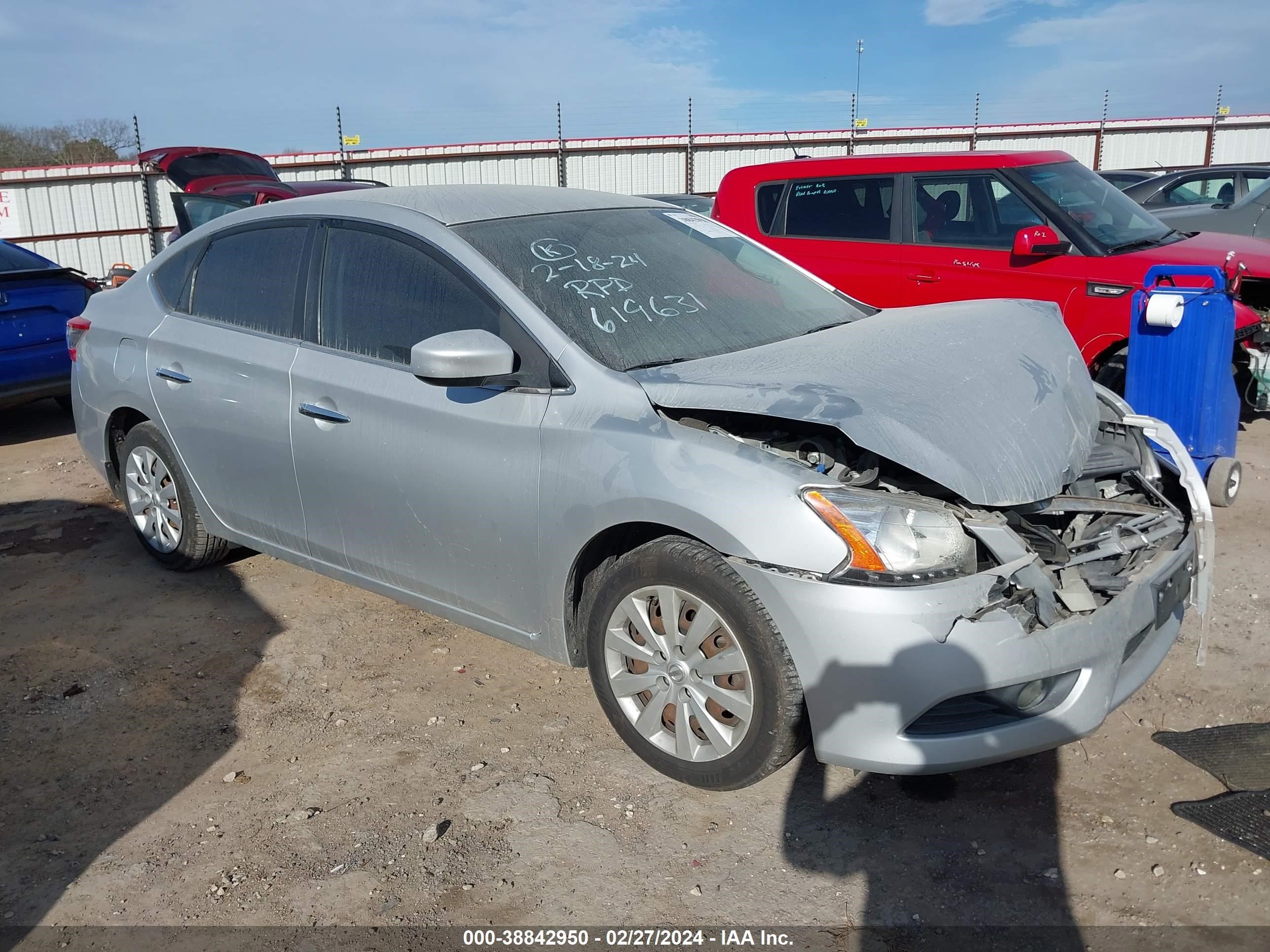 NISSAN SENTRA 2013 3n1ab7ap7dl619631