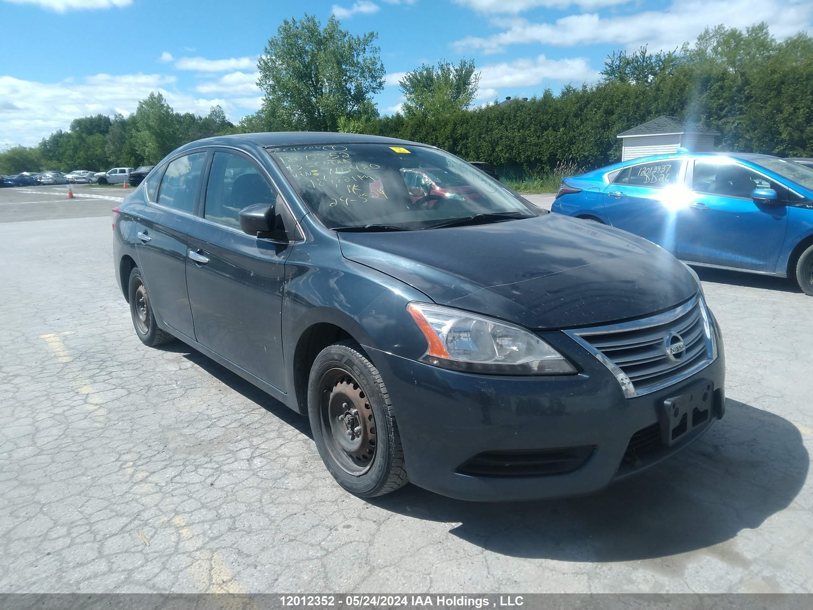 NISSAN SENTRA 2013 3n1ab7ap7dl710480