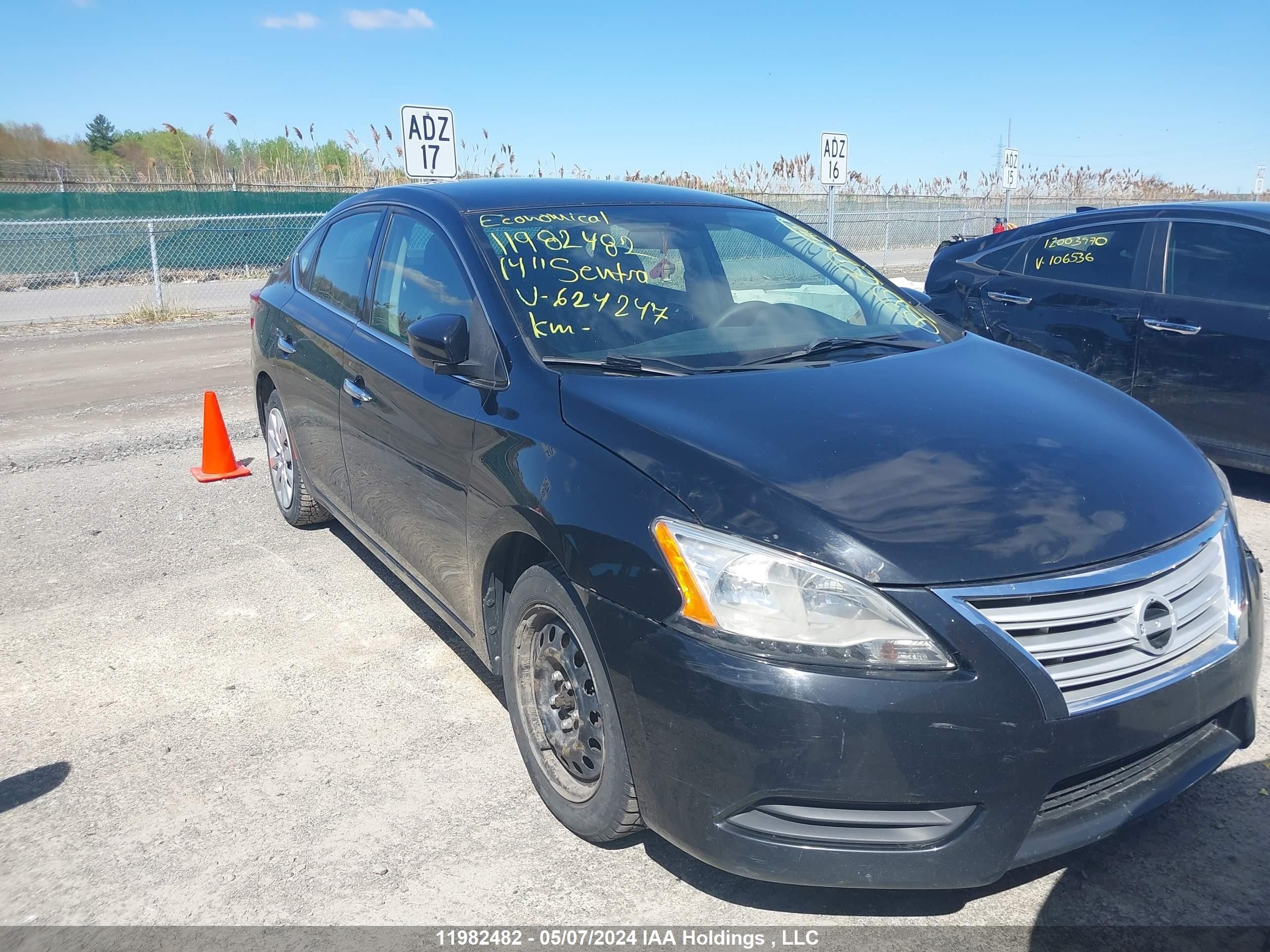 NISSAN SENTRA 2014 3n1ab7ap7el624247