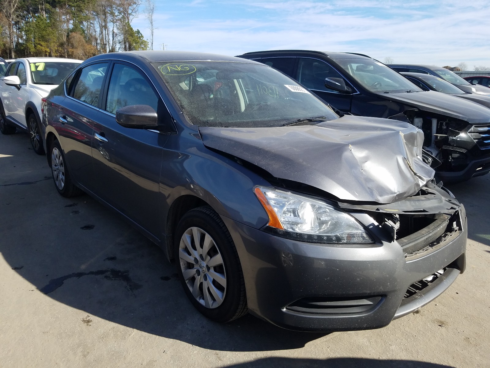 NISSAN SENTRA S 2015 3n1ab7ap7fy298647