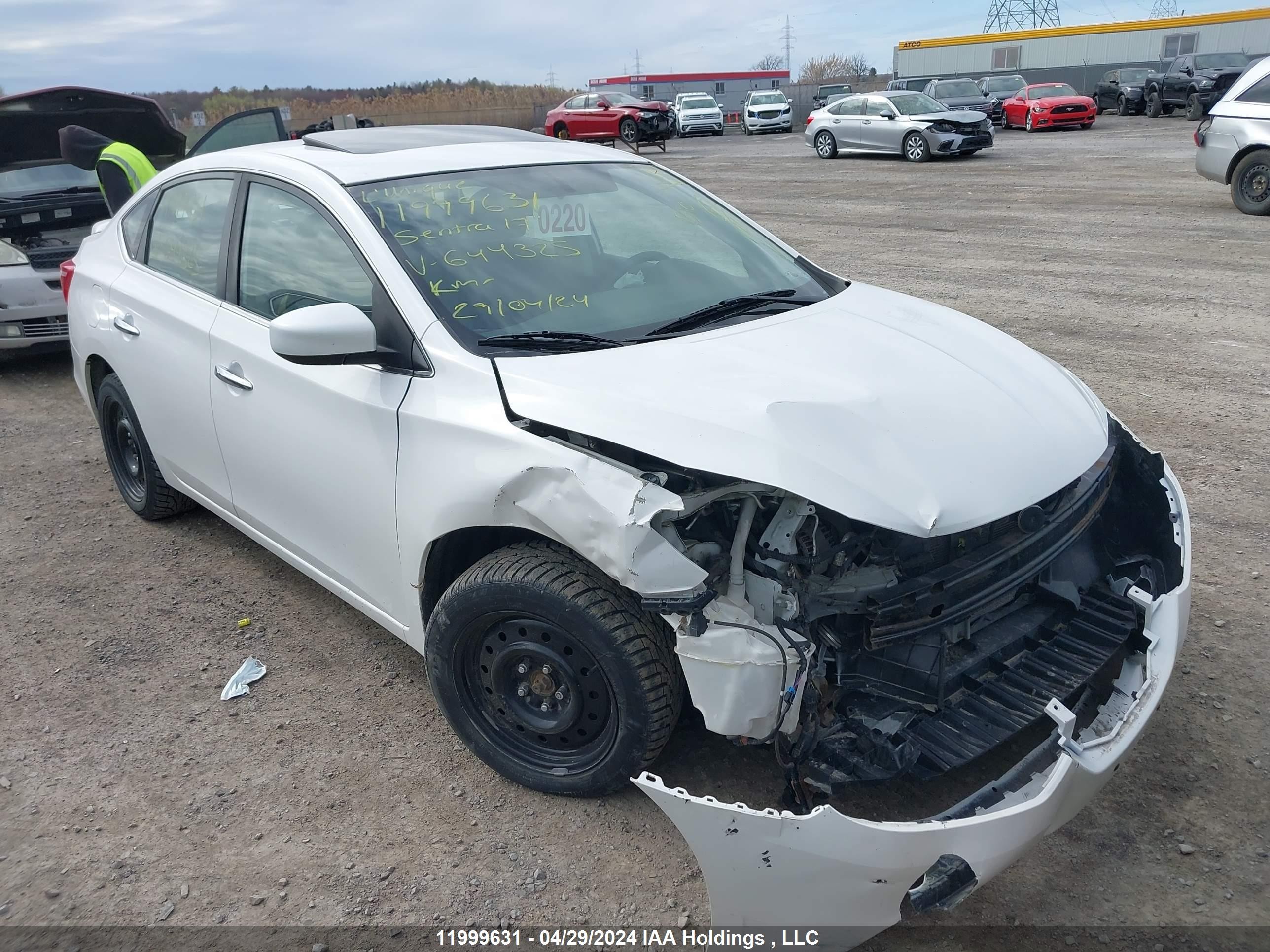 NISSAN SENTRA 2017 3n1ab7ap7hl644325