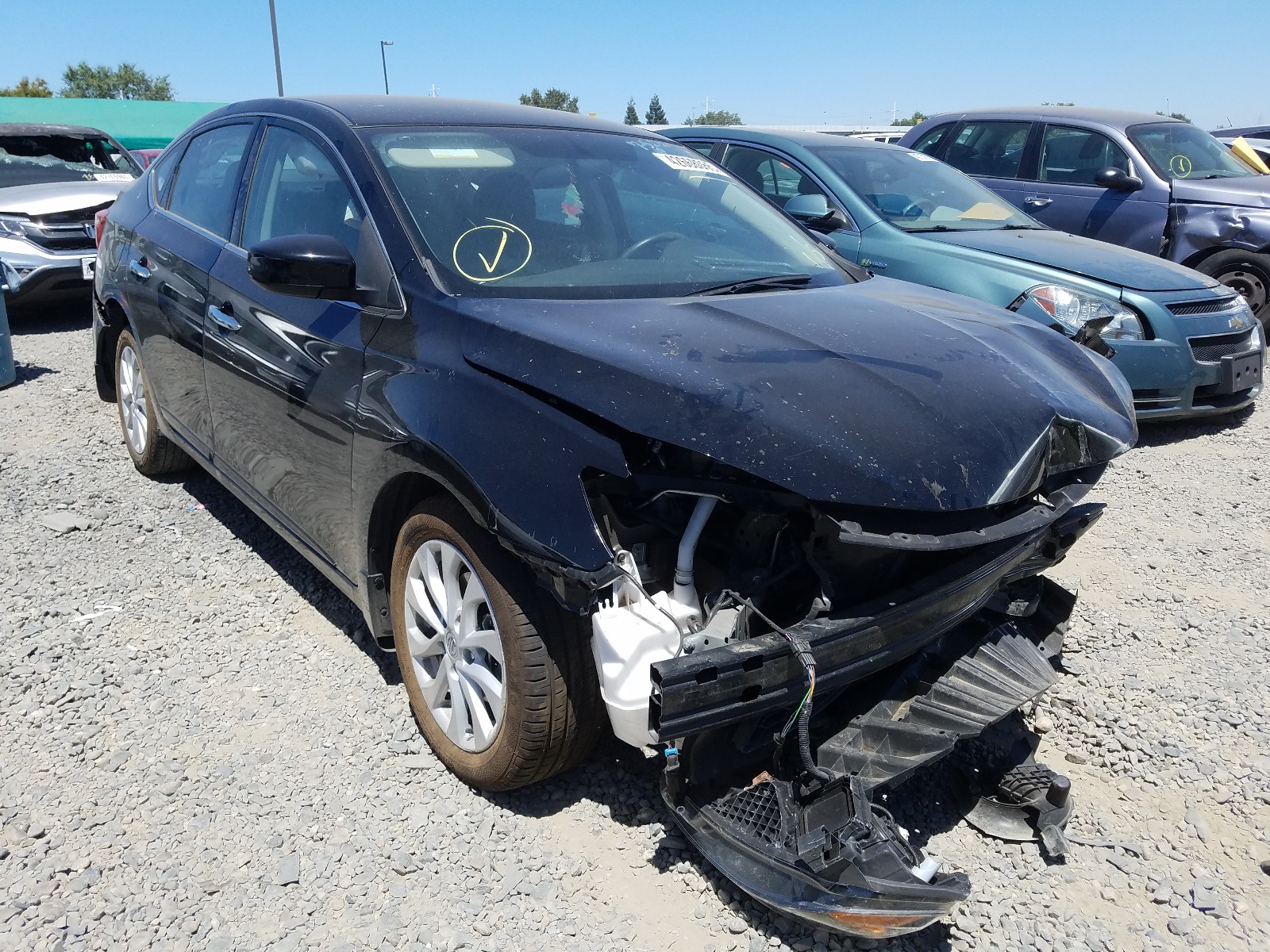 NISSAN SENTRA S 2018 3n1ab7ap7jy312149