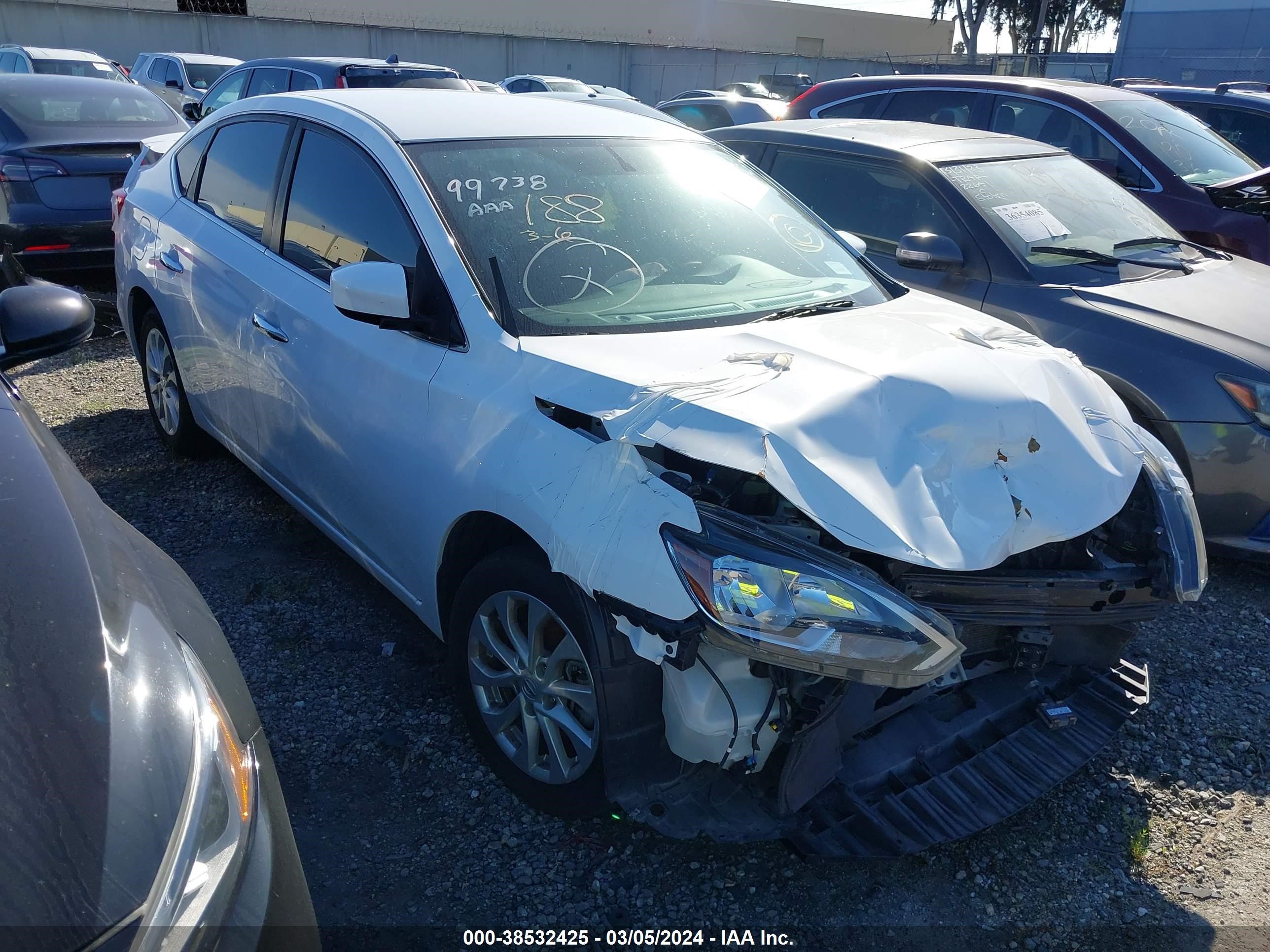 NISSAN SENTRA 2019 3n1ab7ap7ky353544