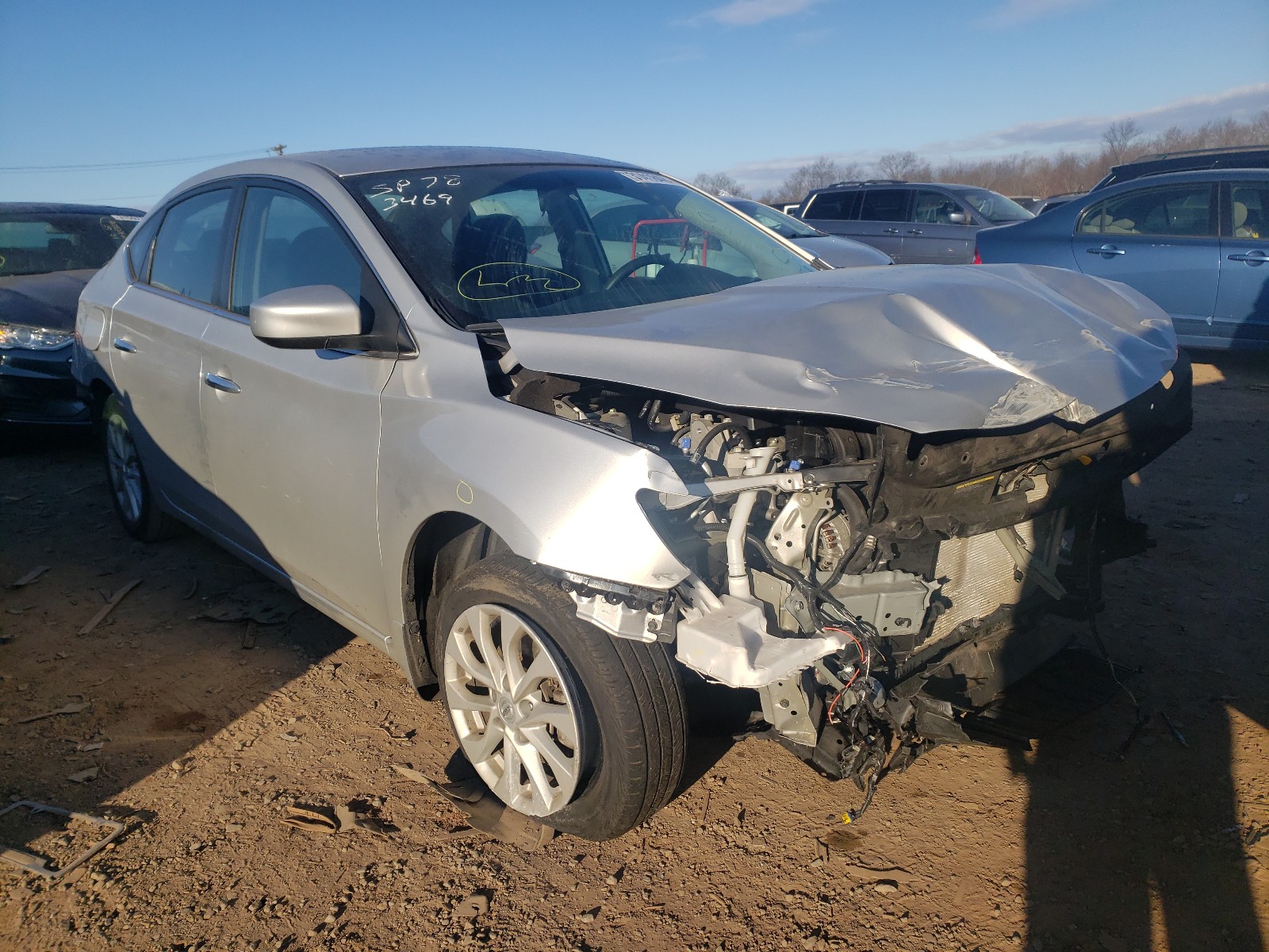 NISSAN SENTRA S 2019 3n1ab7ap8ky242002