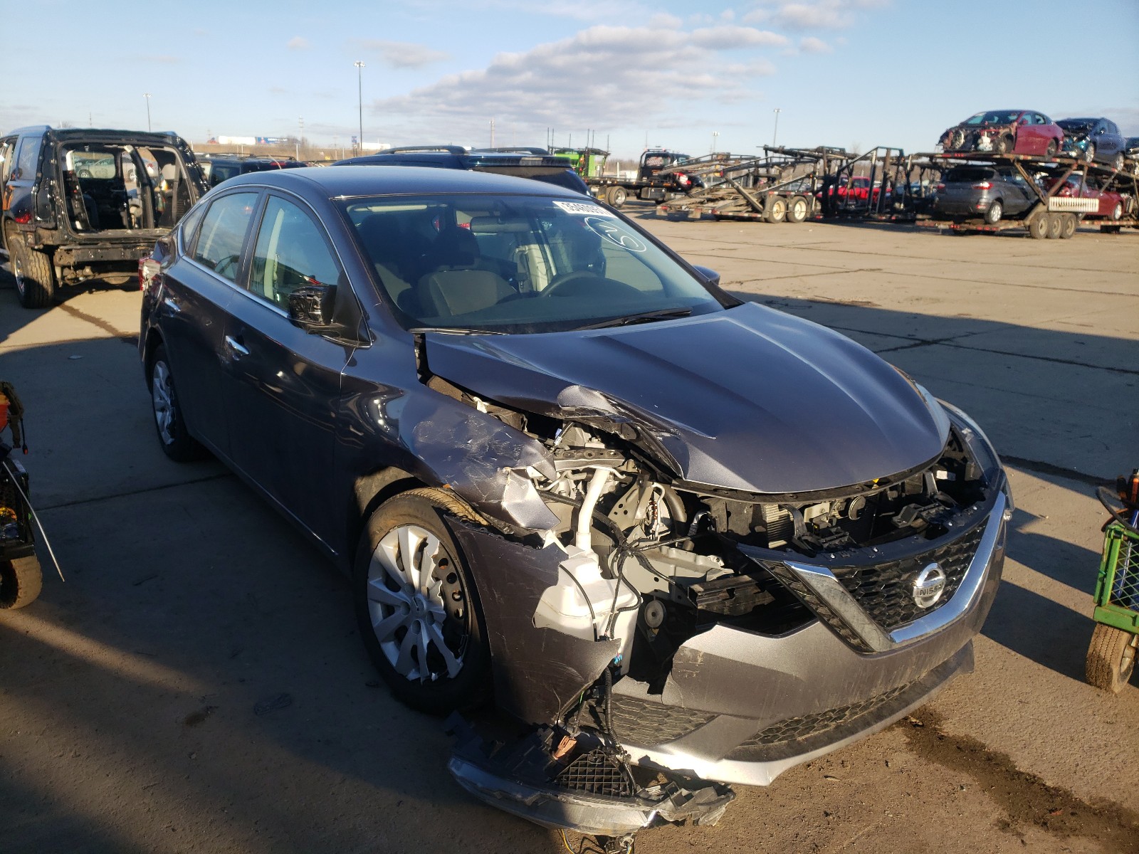 NISSAN SENTRA S 2019 3n1ab7ap8ky307785