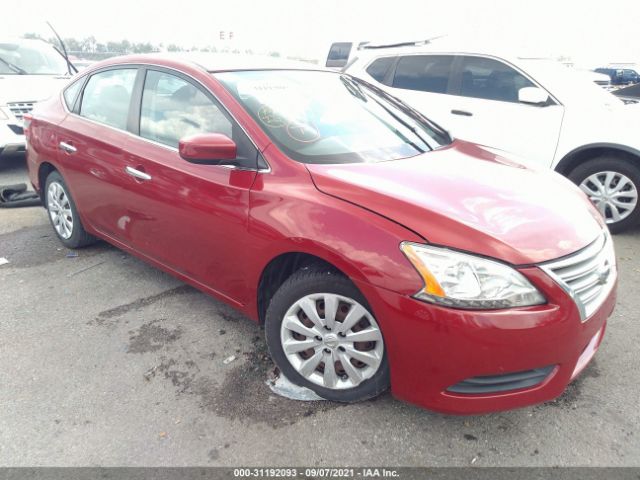 NISSAN SENTRA 2014 3n1ab7ap9el610446