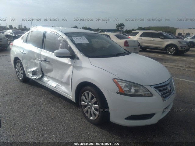 NISSAN SENTRA S 2014 3n1ab7ap9el639476