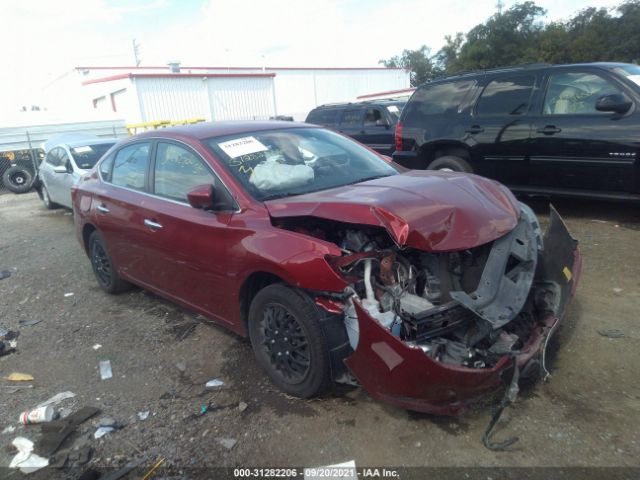 NISSAN SENTRA 2016 3n1ab7ap9gl666177