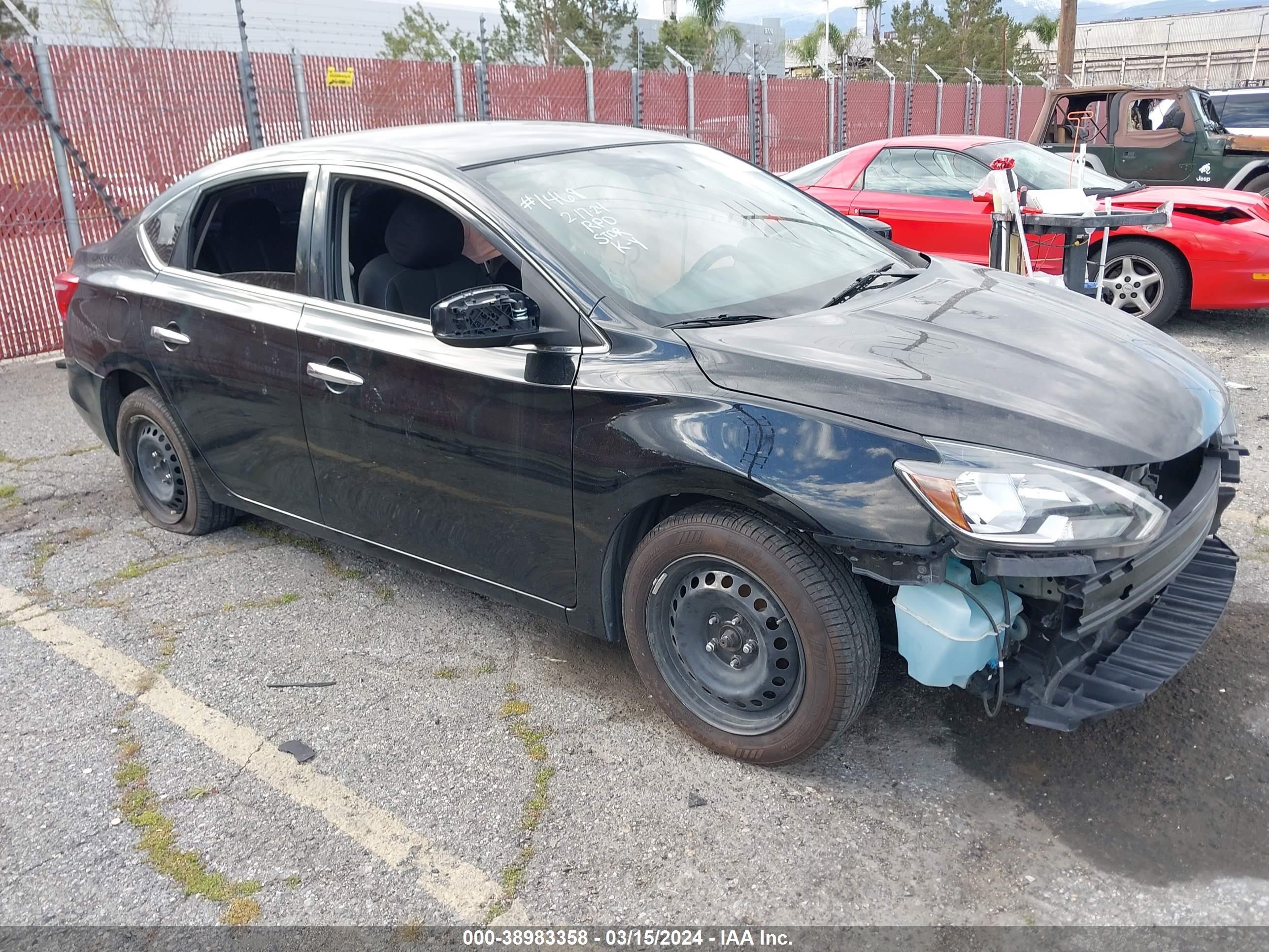 NISSAN SENTRA 2017 3n1ab7ap9hy290309