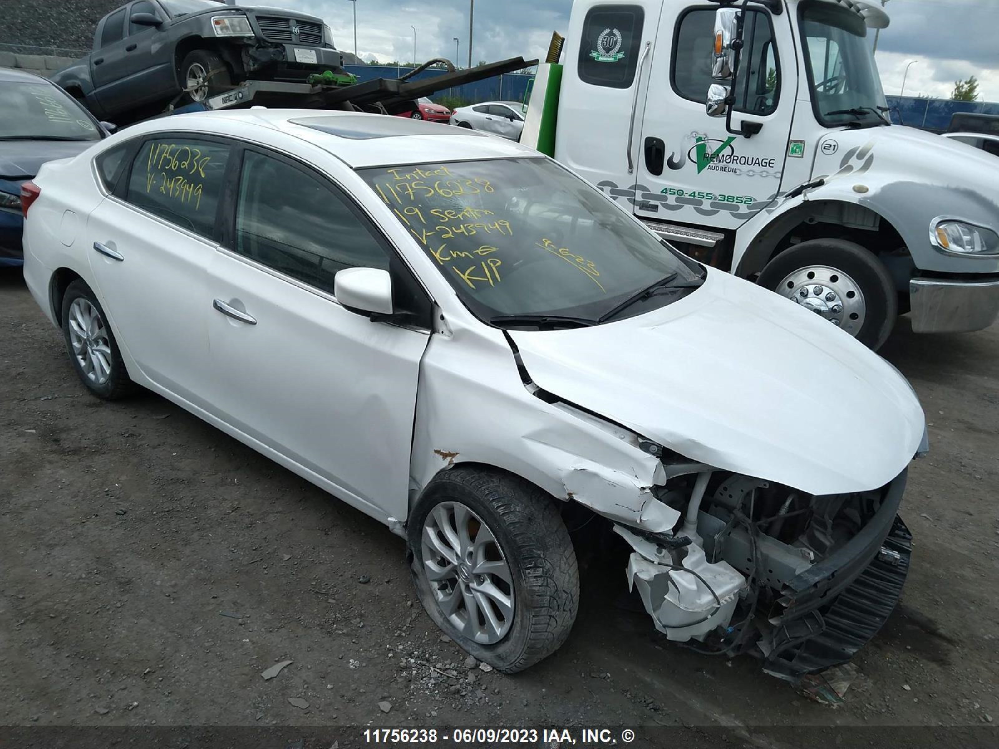 NISSAN SENTRA 2019 3n1ab7ap9ky243949