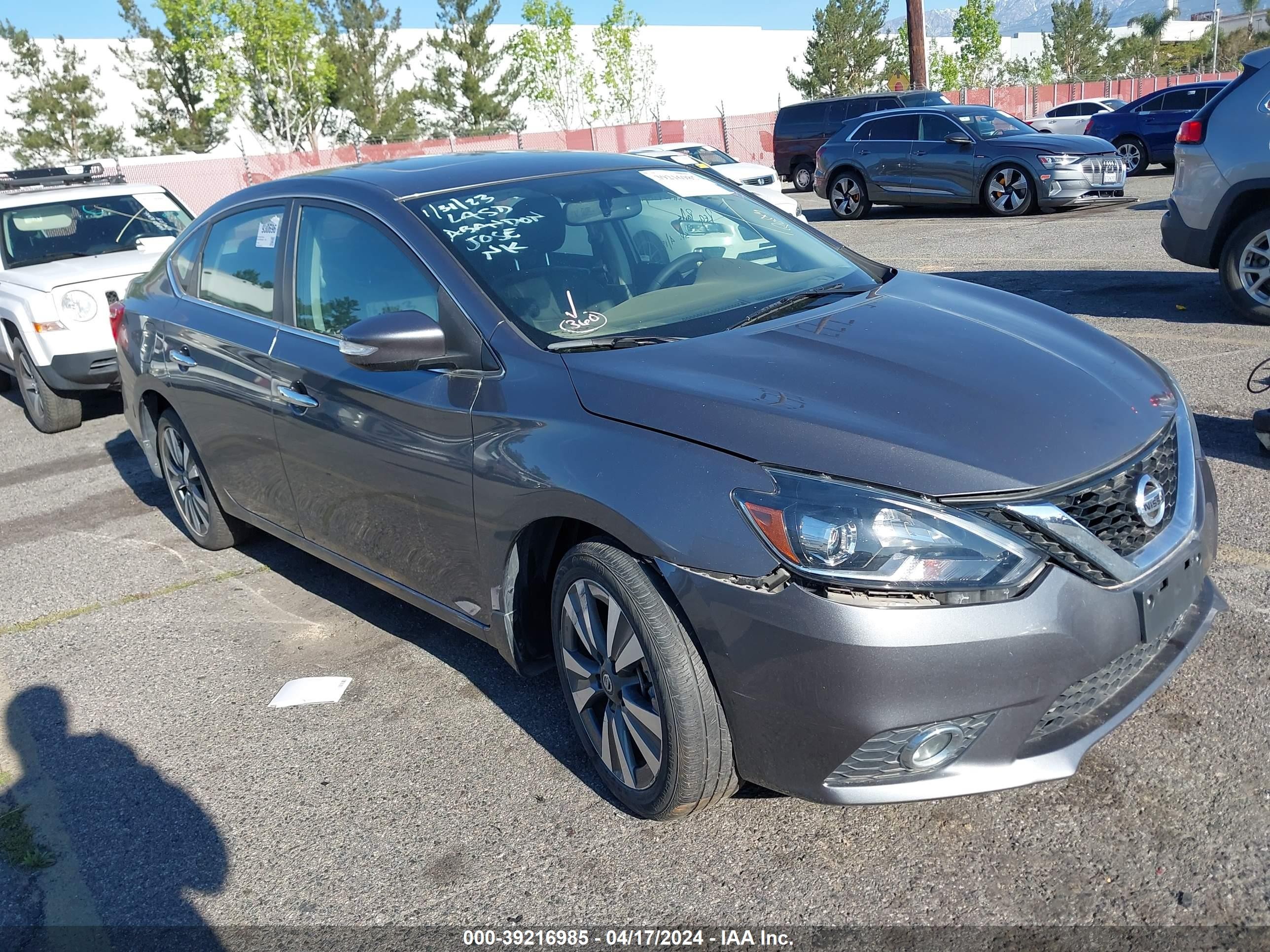 NISSAN SENTRA 2019 3n1ab7ap9ky404560