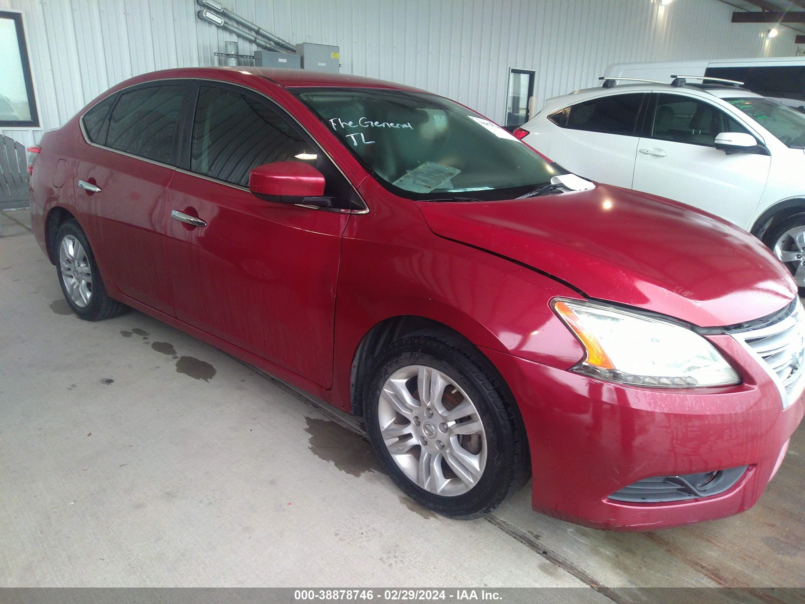 NISSAN SENTRA 2013 3n1ab7apxdl621437