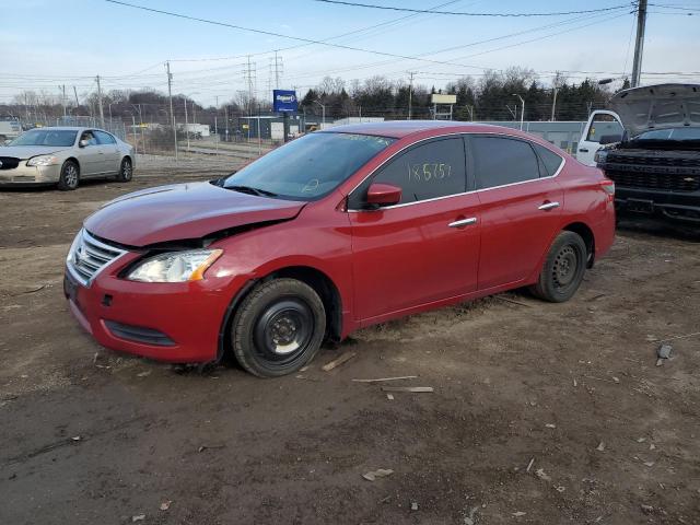 NISSAN SENTRA S 2014 3n1ab7apxel653371