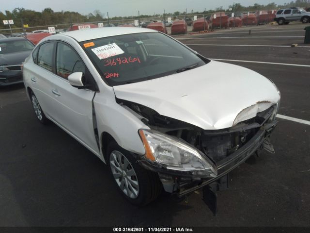 NISSAN SENTRA 2014 3n1ab7apxel667948