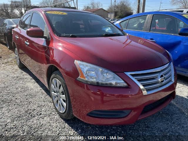 NISSAN SENTRA 2014 3n1ab7apxel670428