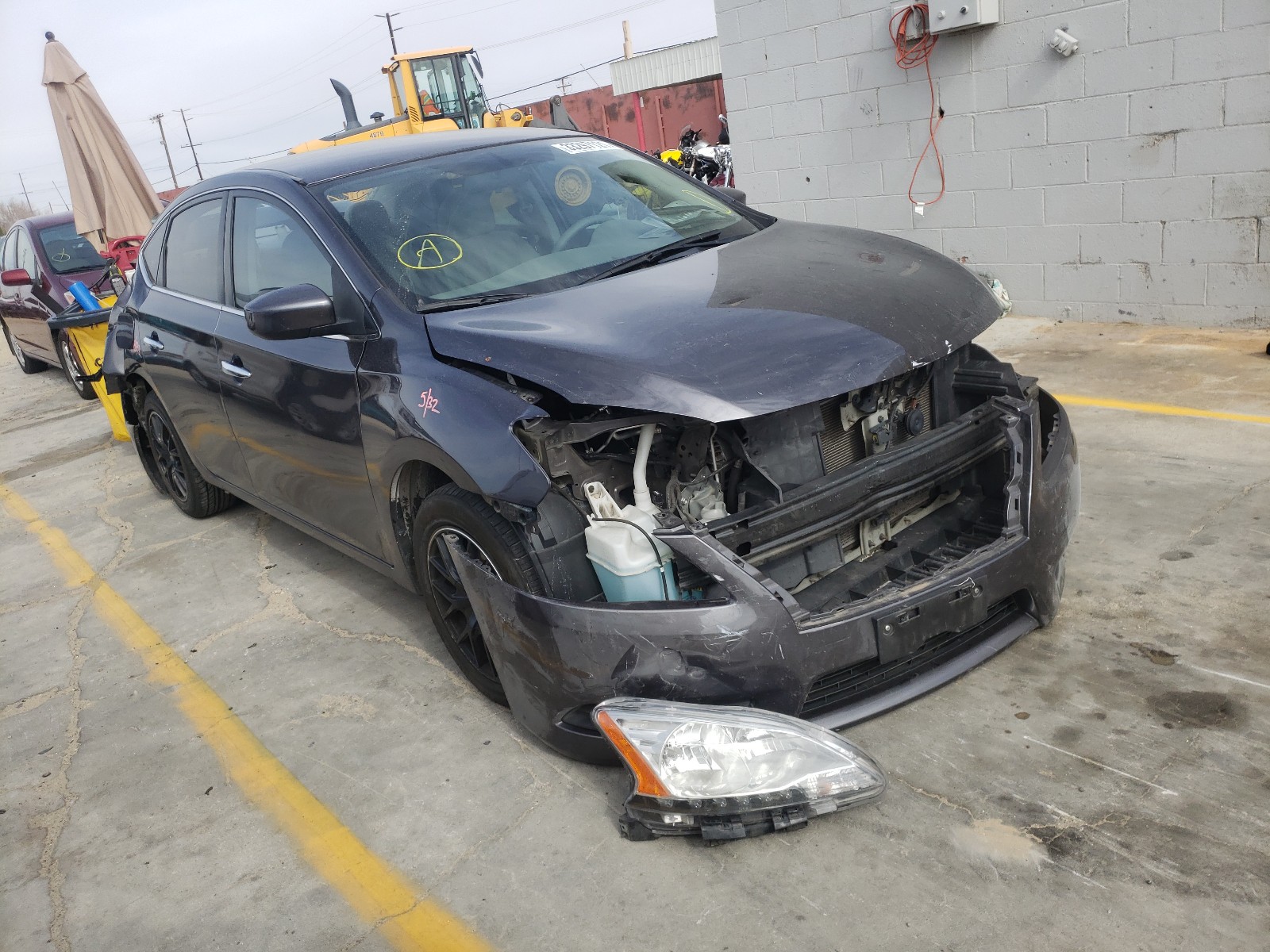 NISSAN SENTRA S 2014 3n1ab7apxey318310