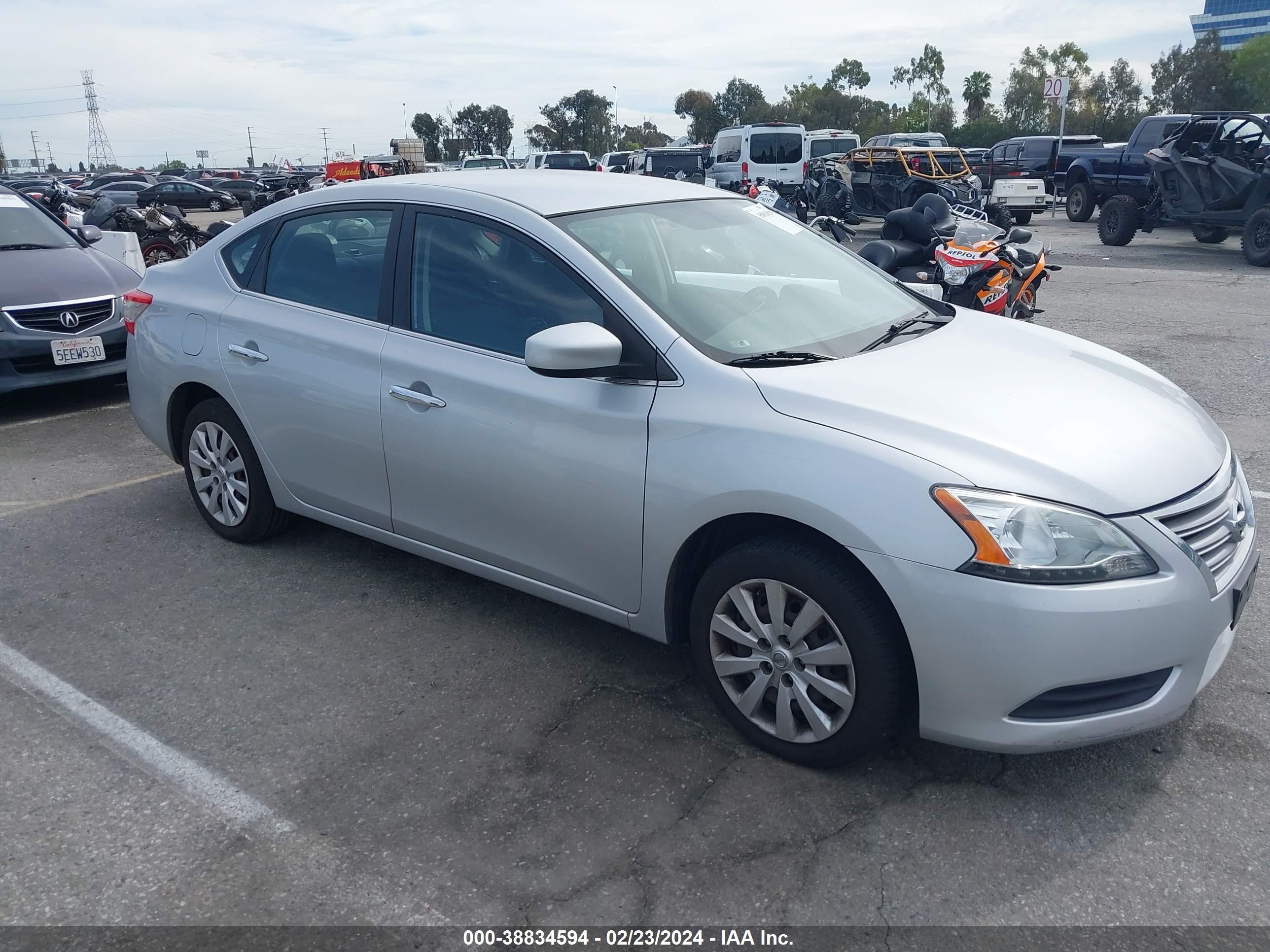 NISSAN SENTRA 2015 3n1ab7apxfl655350