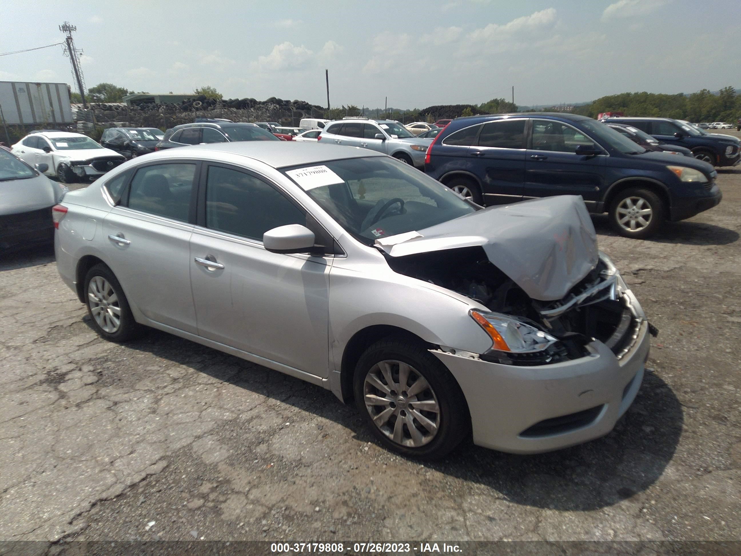 NISSAN SENTRA 2015 3n1ab7apxfl657258