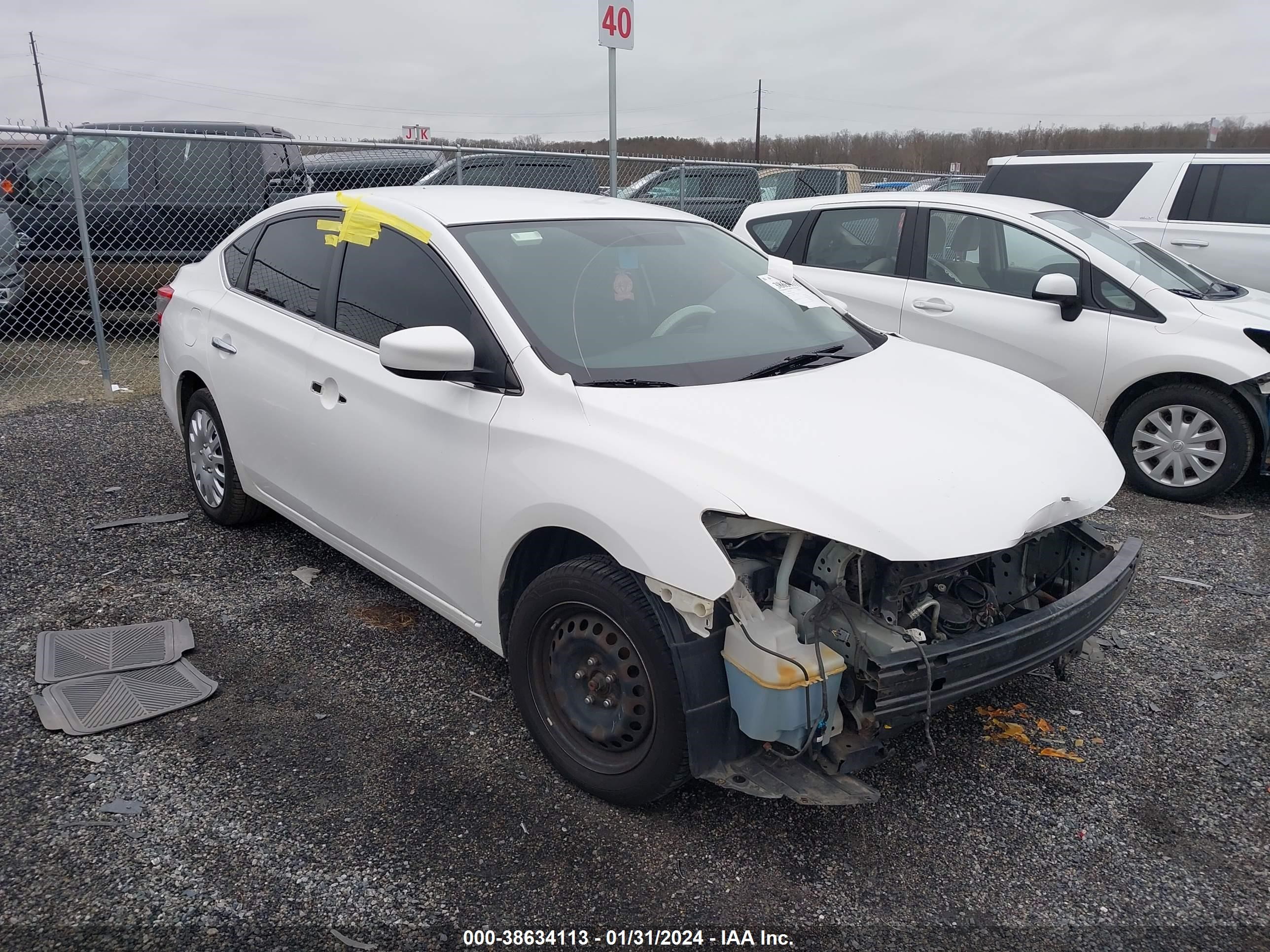 NISSAN SENTRA 2015 3n1ab7apxfy273029