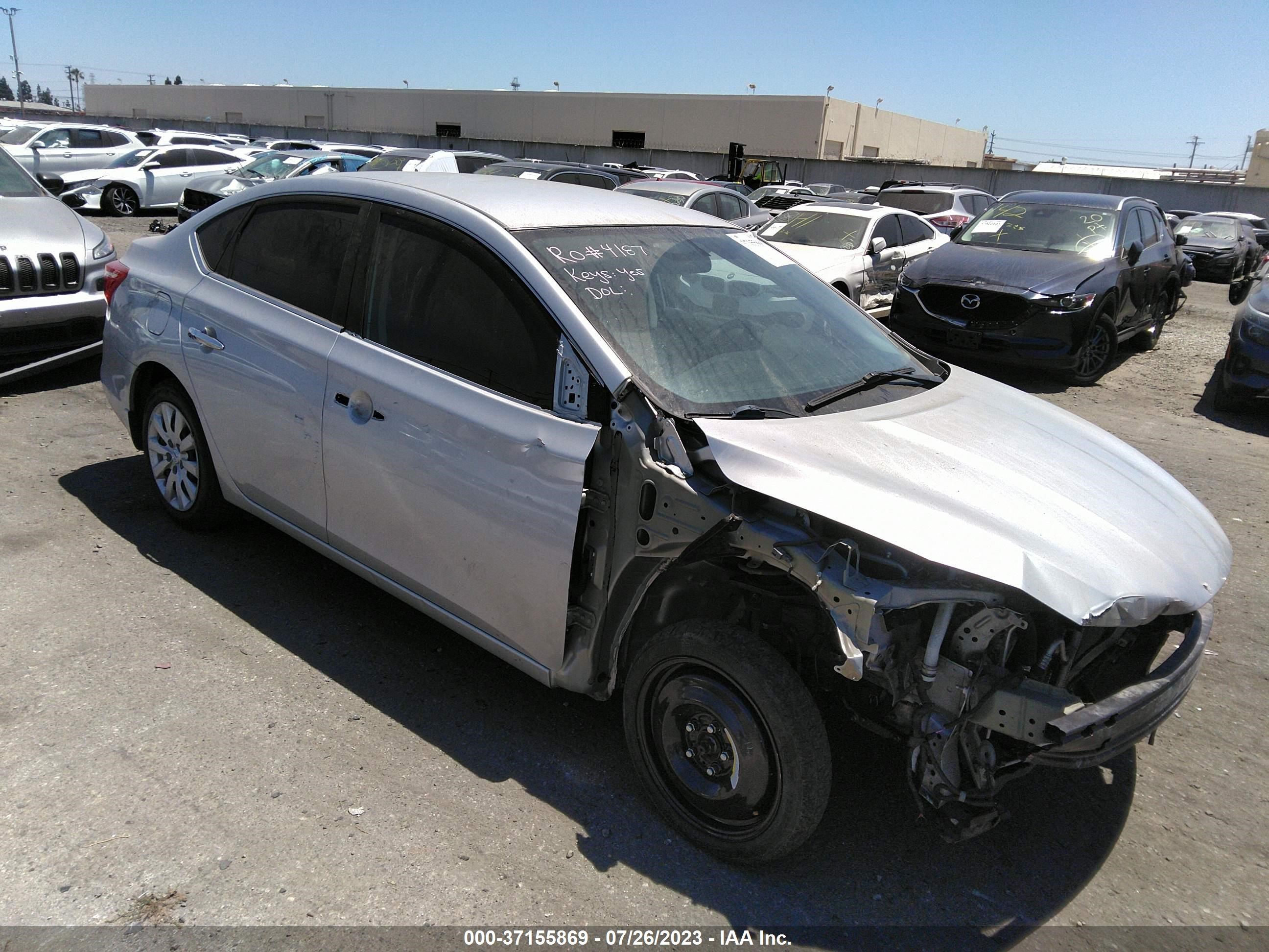 NISSAN SENTRA 2017 3n1ab7apxhl639586