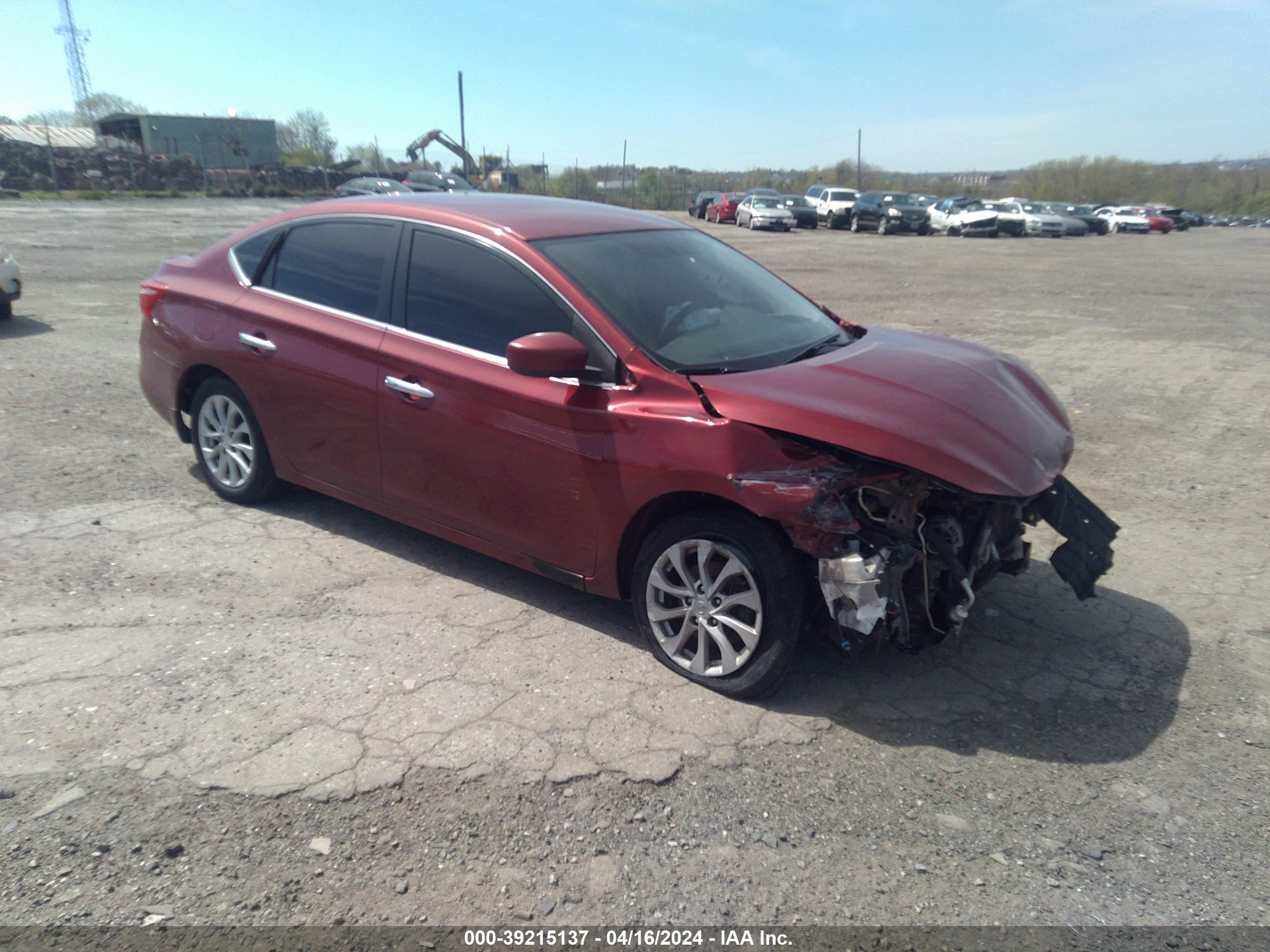 NISSAN SENTRA 2019 3n1ab7apxky221507