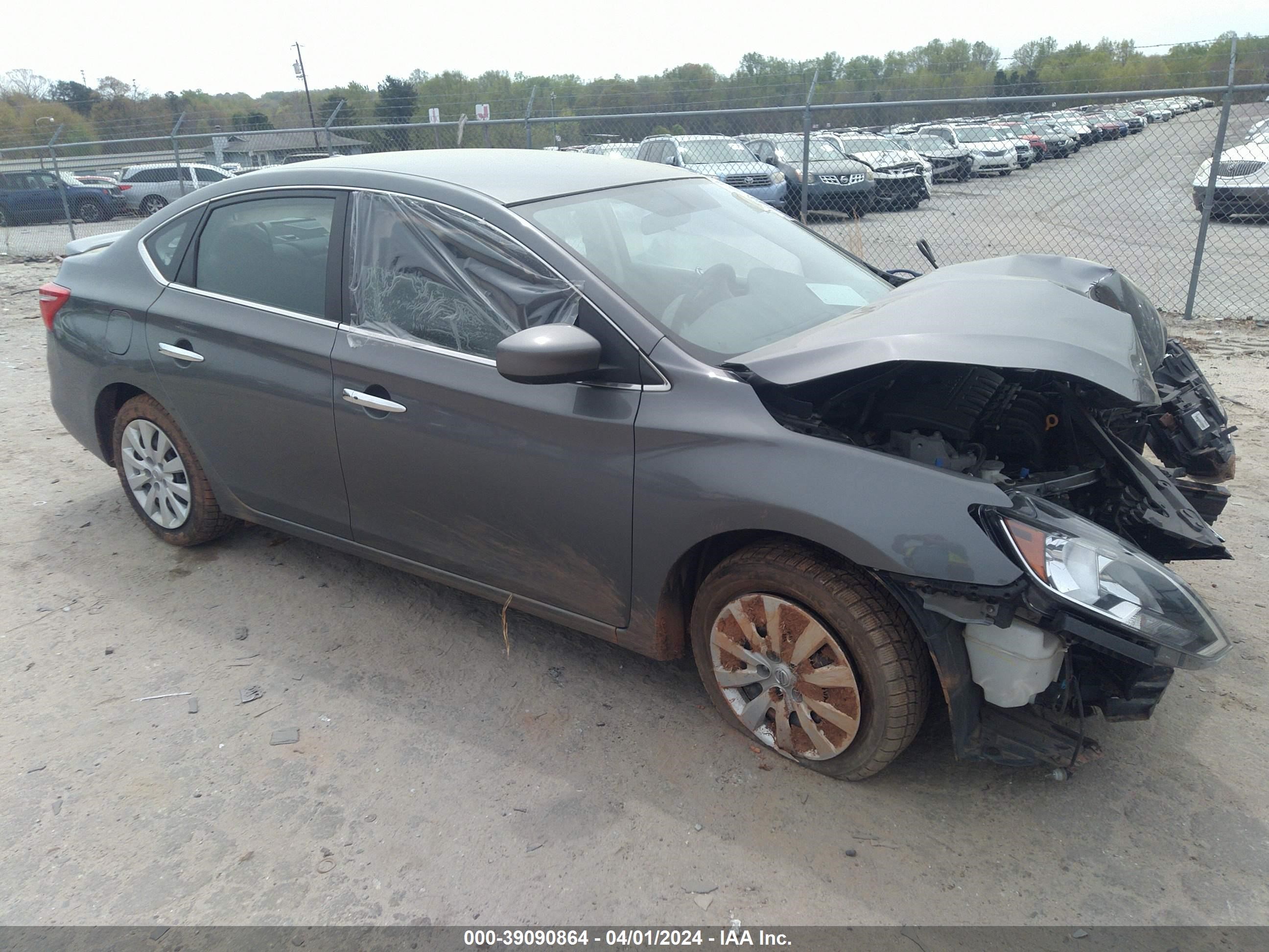 NISSAN SENTRA 2019 3n1ab7apxky254667