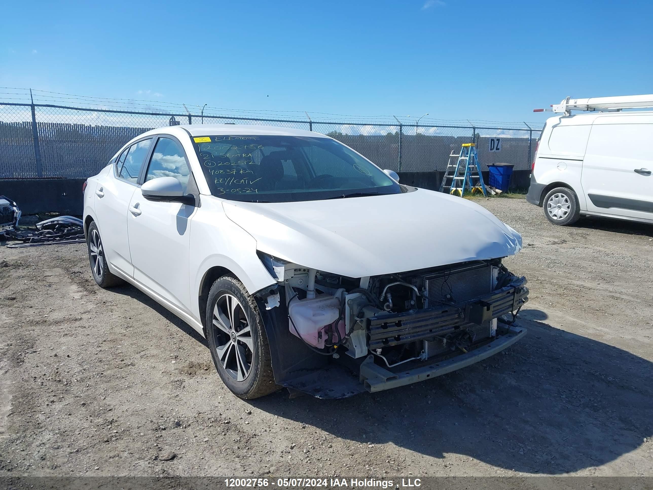 NISSAN SENTRA 2021 3n1ab8cv1my202512