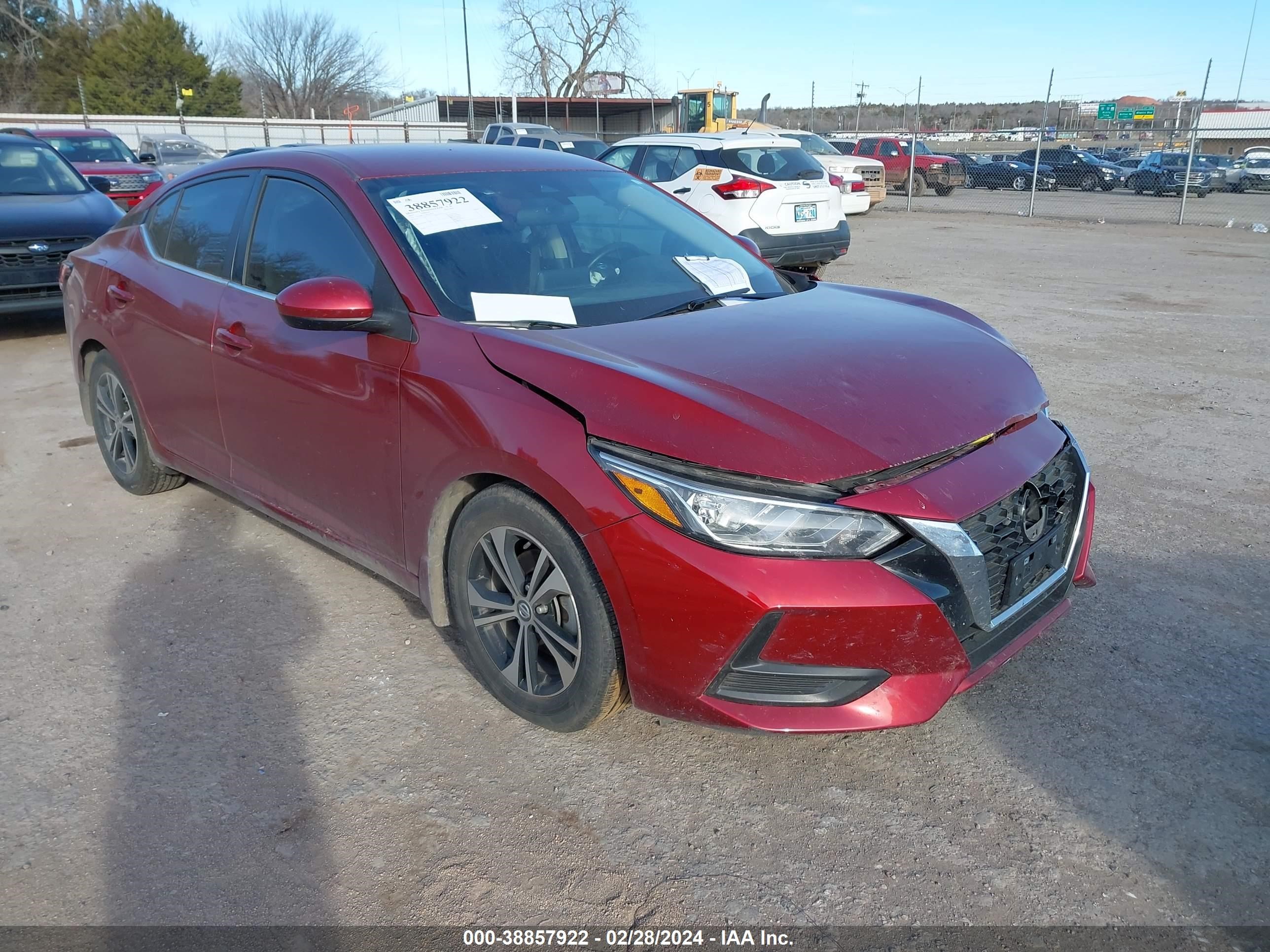 NISSAN SENTRA 2021 3n1ab8cv1my214014