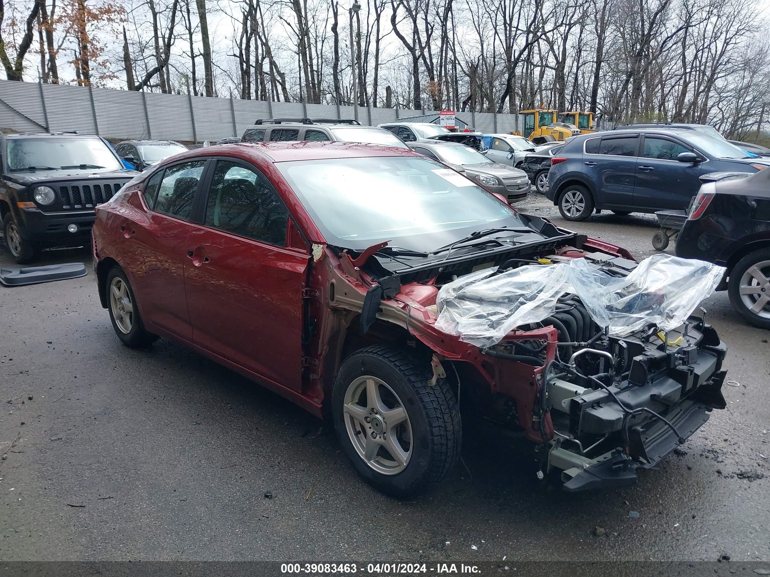 NISSAN SENTRA 2021 3n1ab8cv1my321466