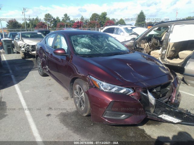 NISSAN SENTRA 2021 3n1ab8cv3my264235