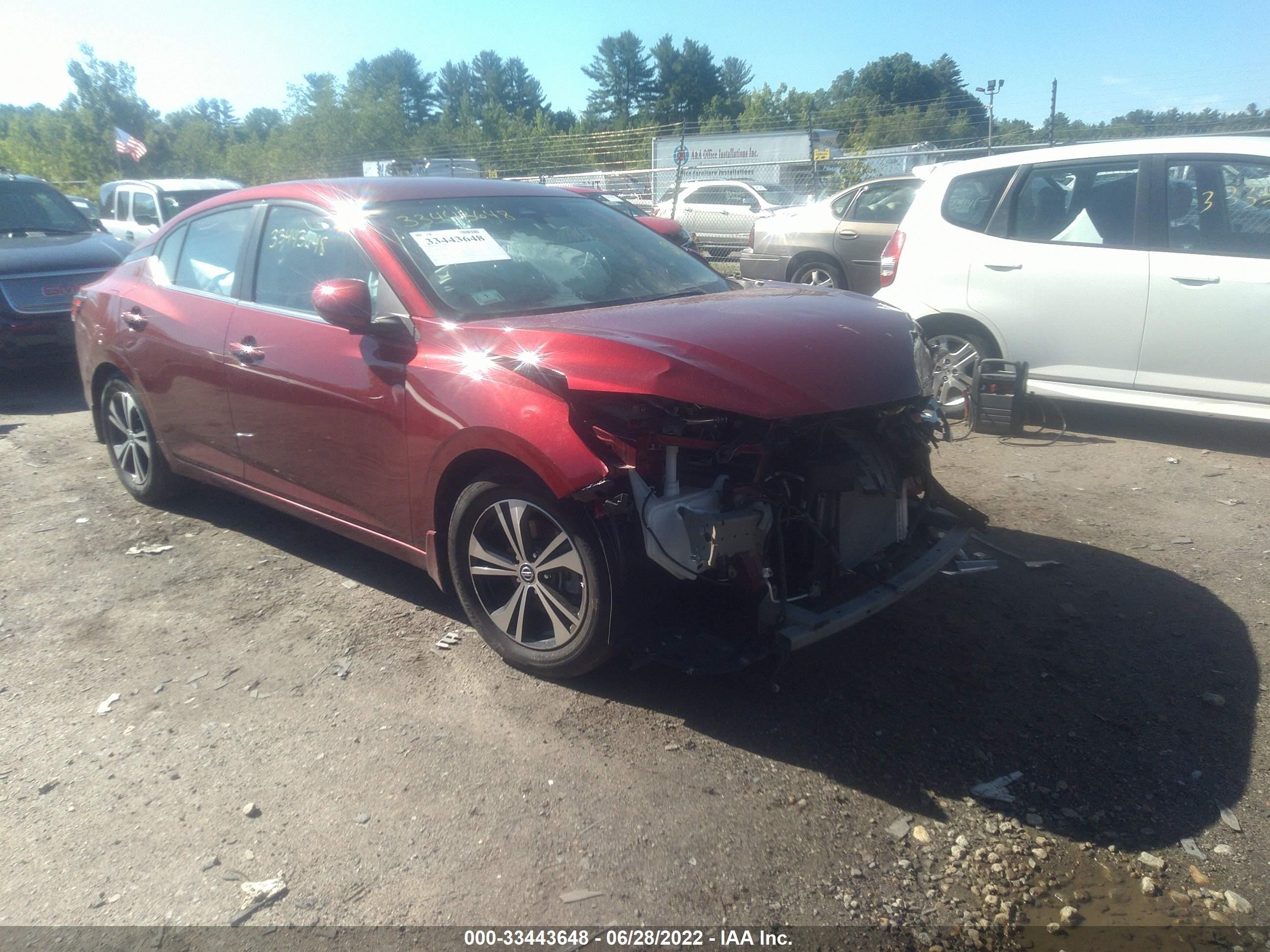 NISSAN SENTRA 2020 3n1ab8cv5ly278233