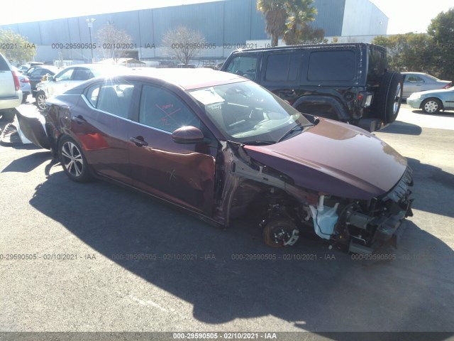 NISSAN SENTRA 2020 3n1ab8cv6ly221507