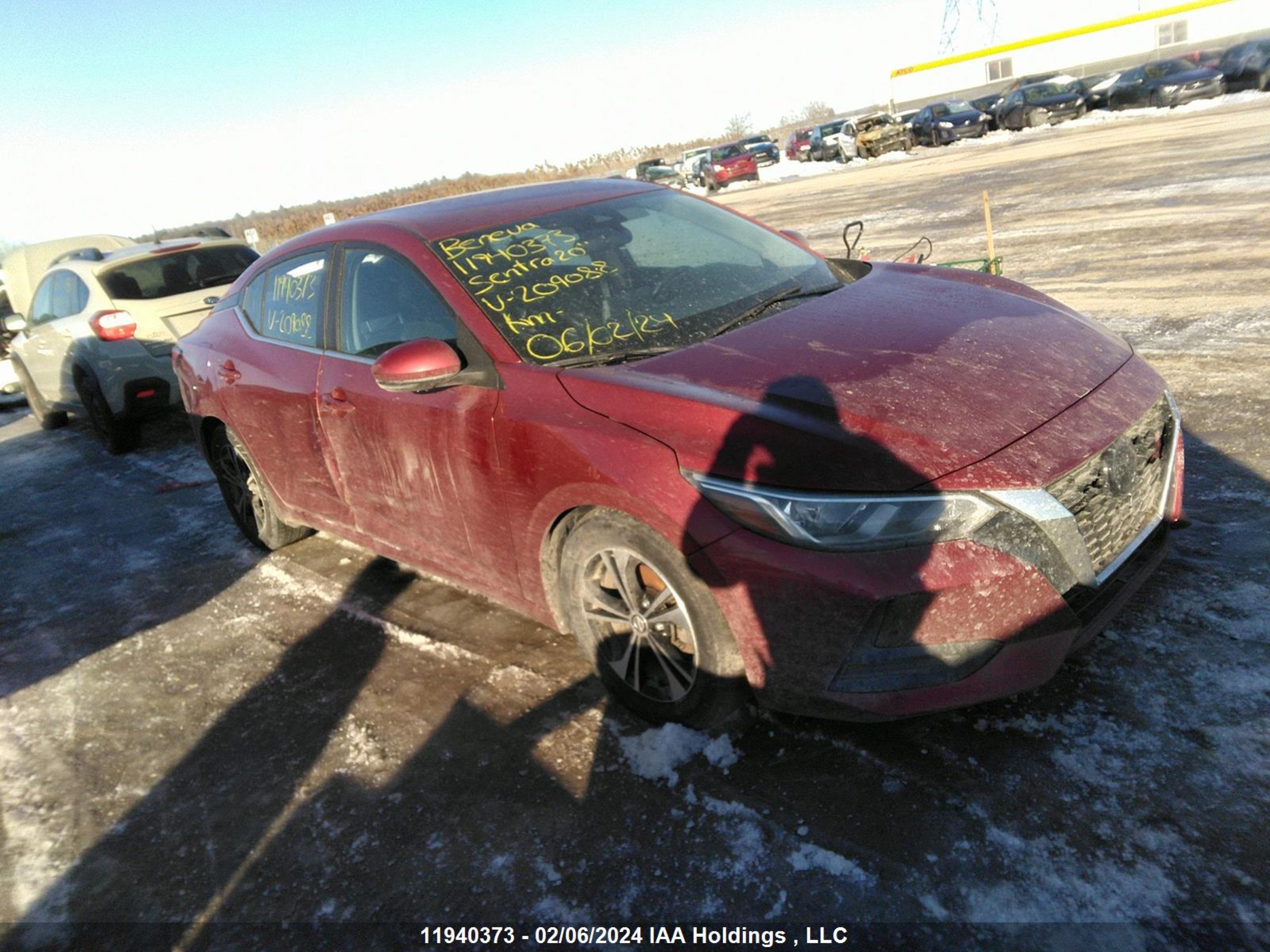 NISSAN SENTRA 2020 3n1ab8cv7ly209088