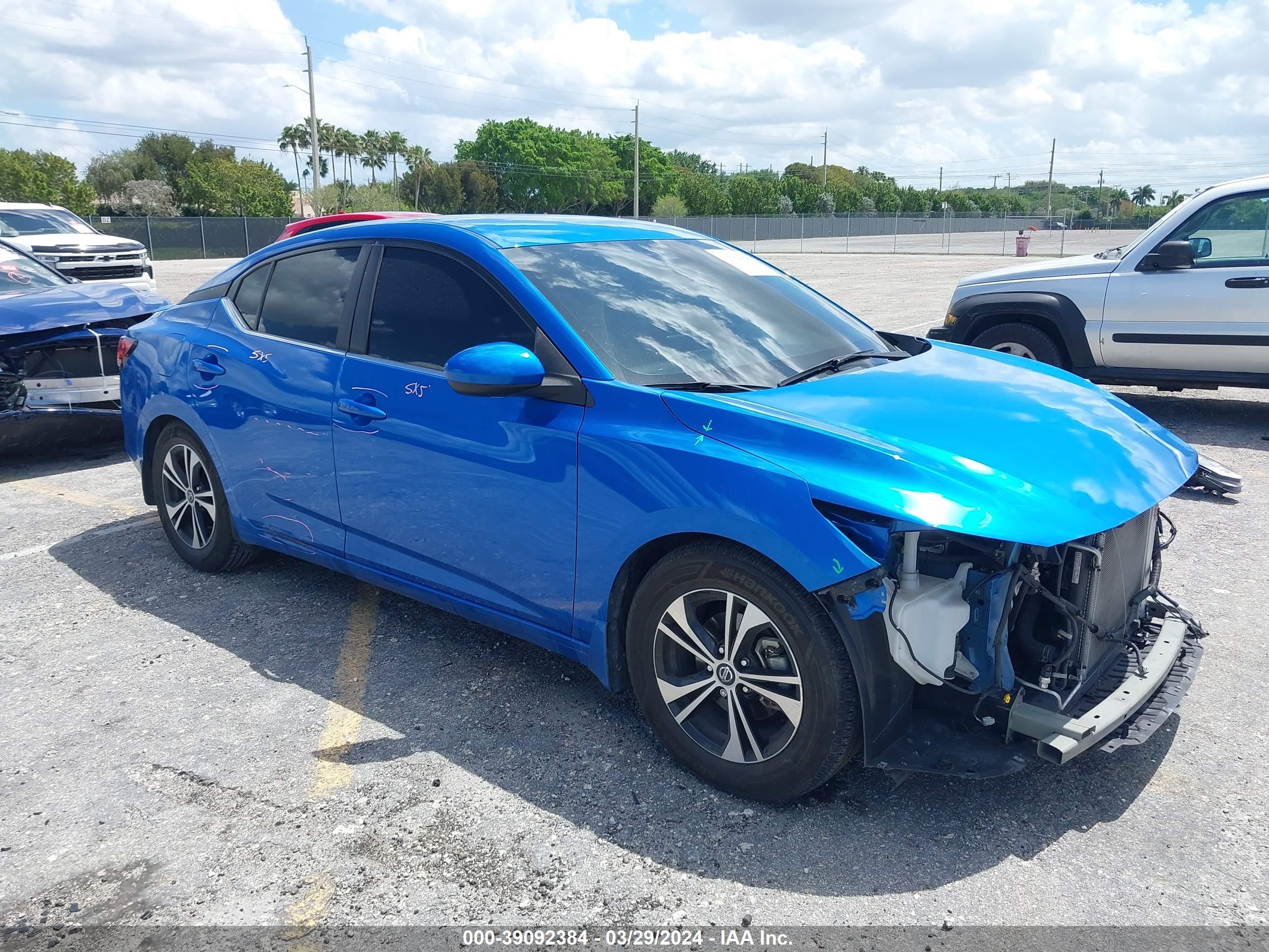 NISSAN SENTRA 2021 3n1ab8cv8my216133