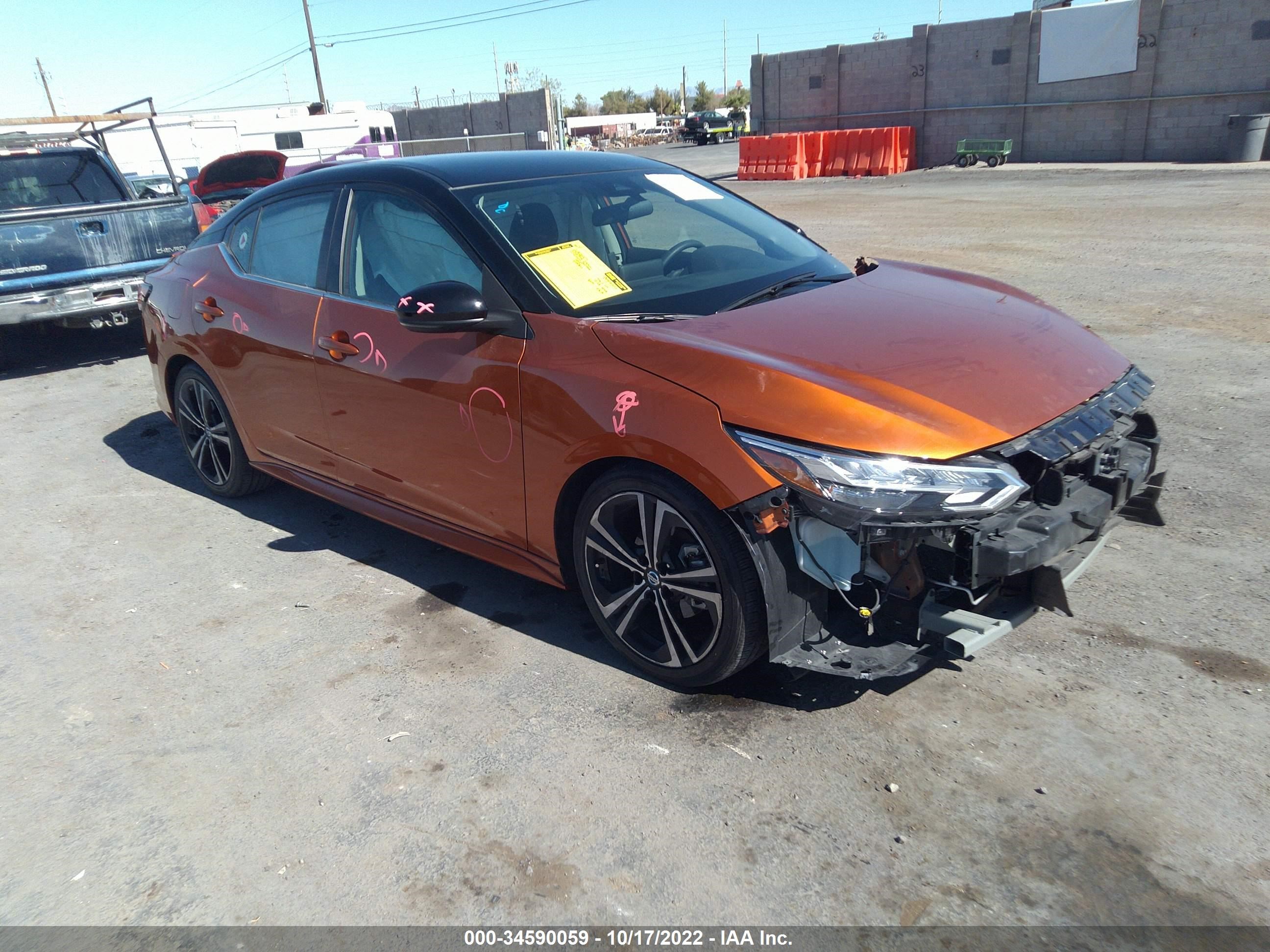 NISSAN SENTRA 2021 3n1ab8dv1my299550