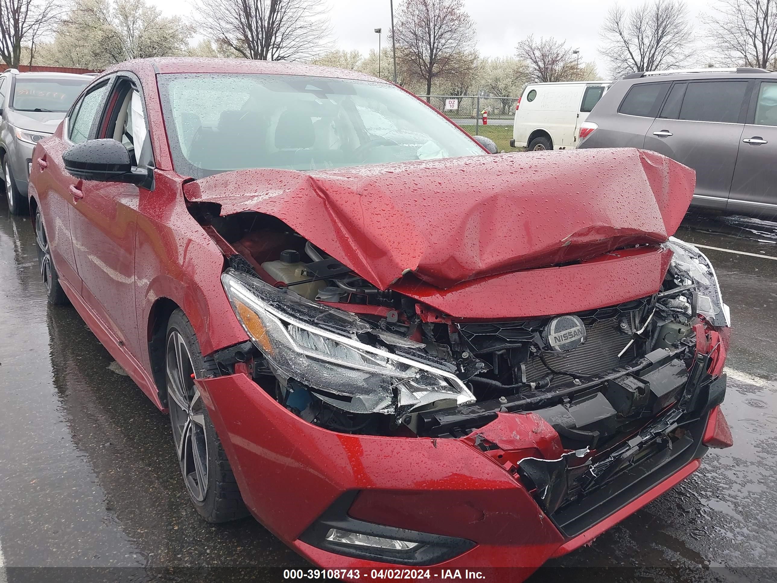 NISSAN SENTRA 2020 3n1ab8dv2ly292329