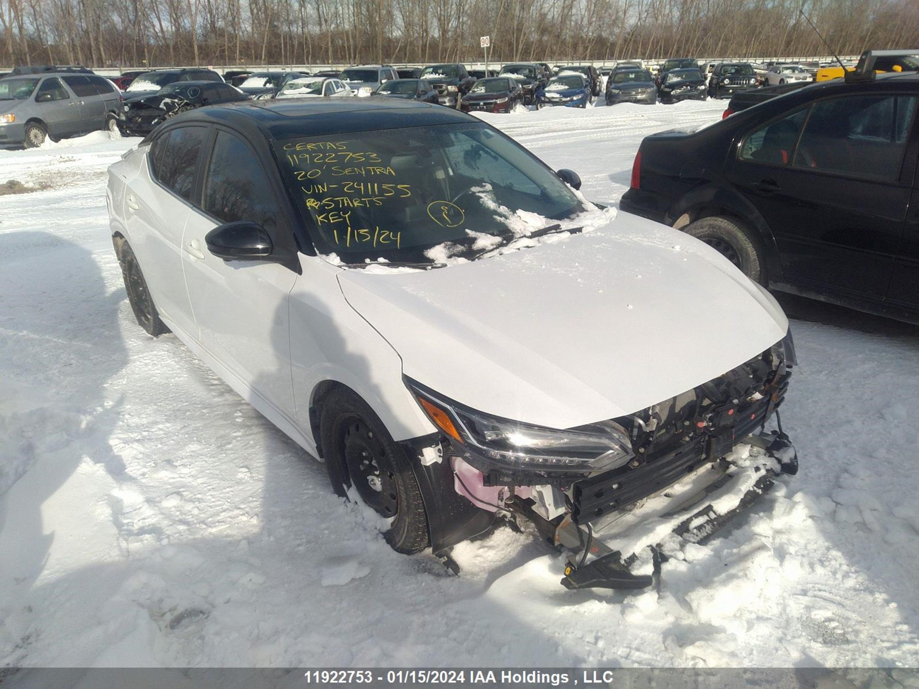 NISSAN SENTRA 2020 3n1ab8dv4ly241155