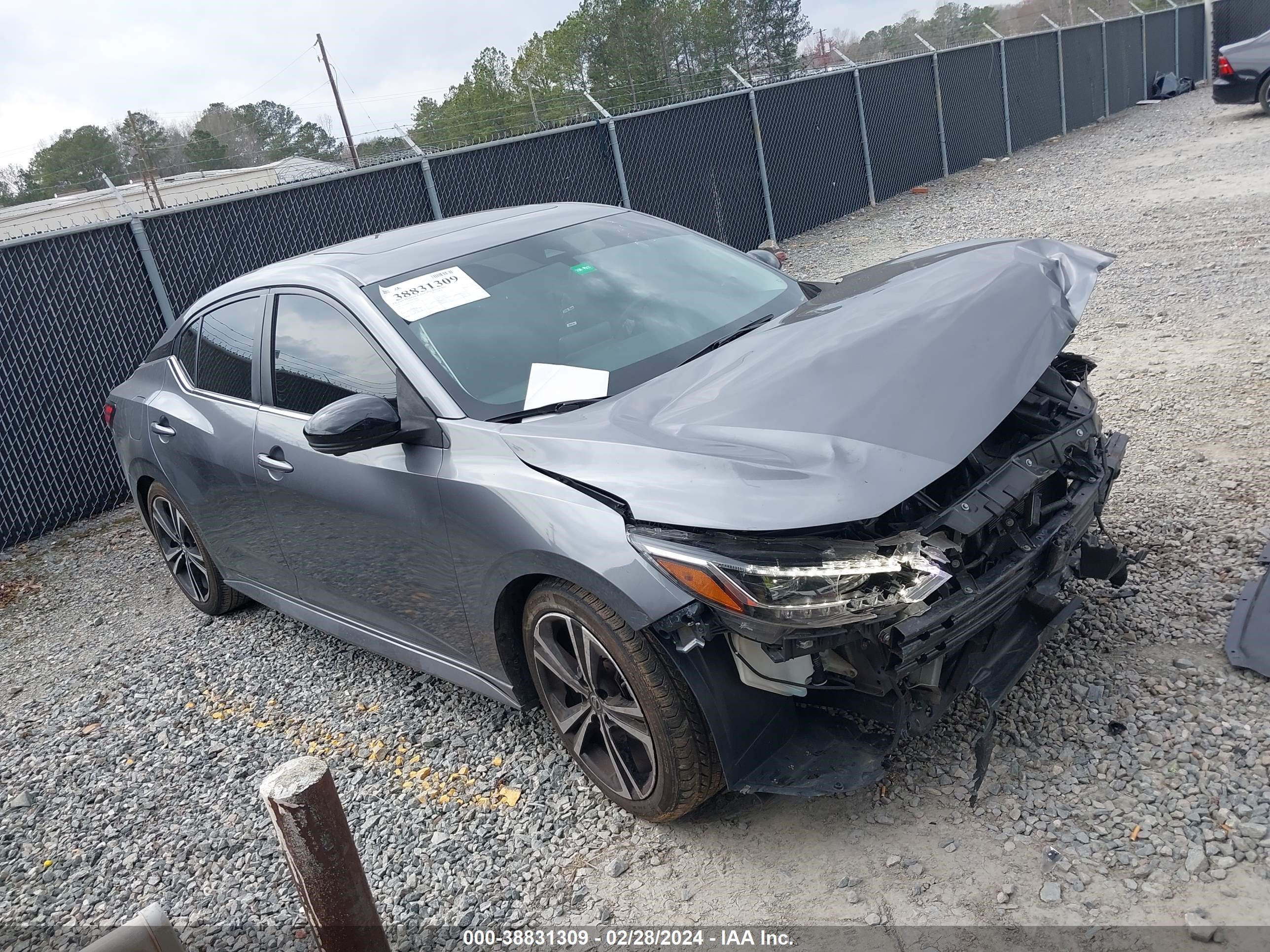 NISSAN SENTRA 2020 3n1ab8dv6ly244462