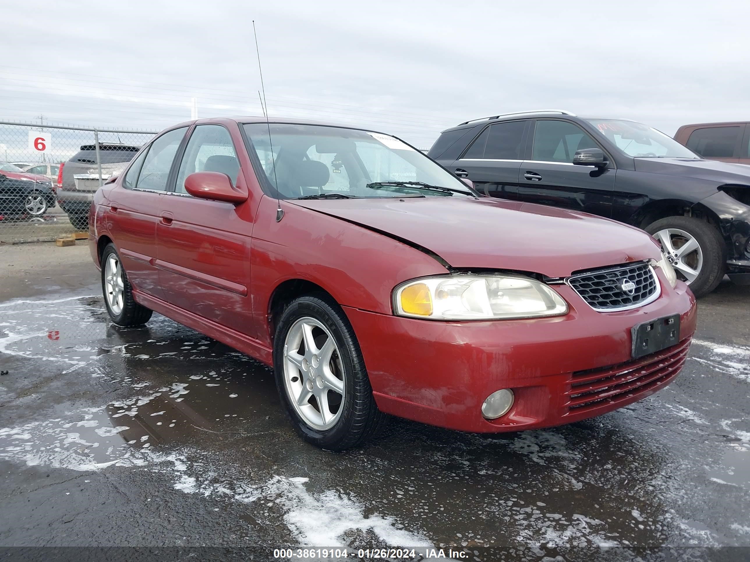 NISSAN SENTRA 2001 3n1bb51d81l118757