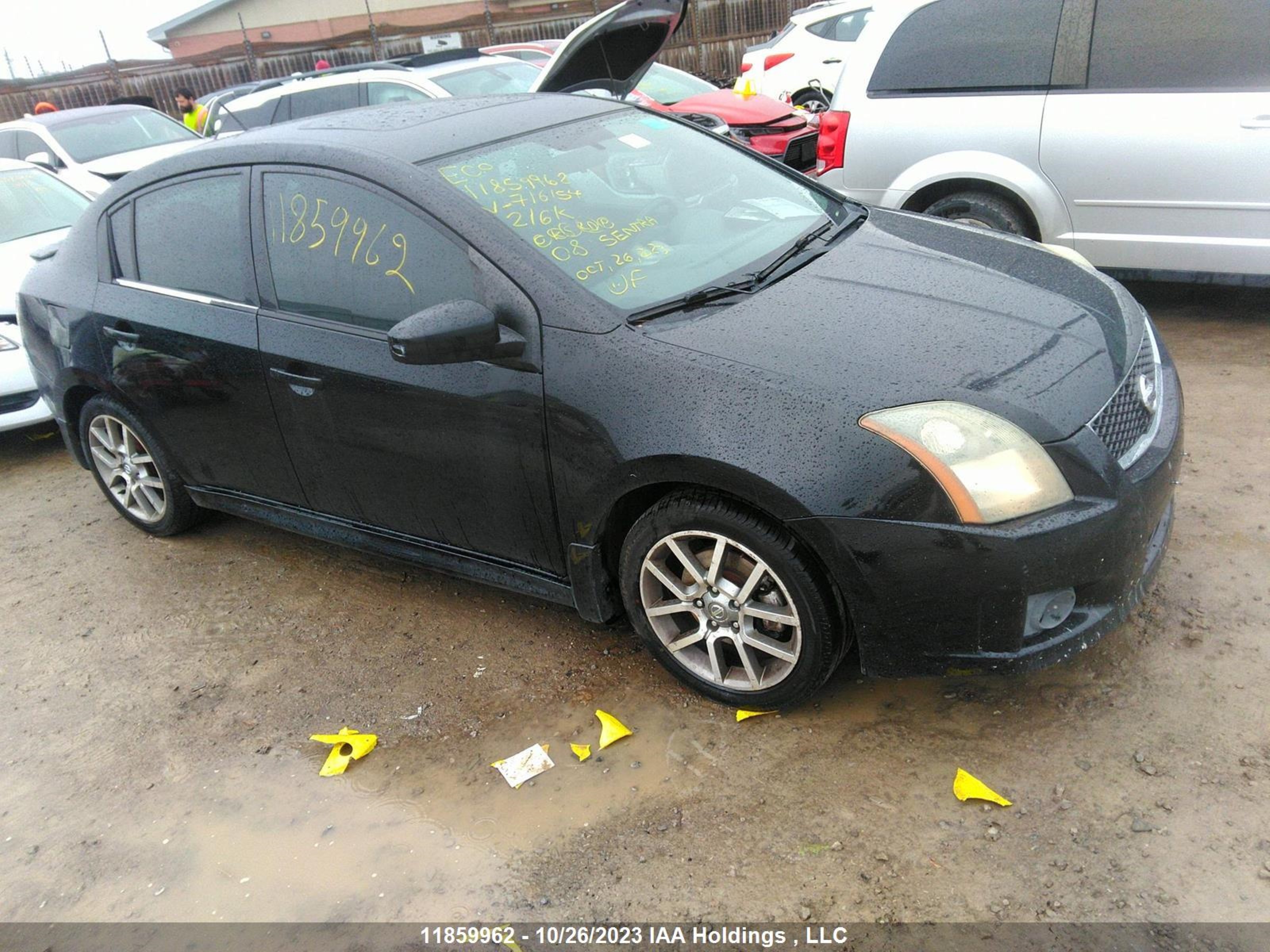 NISSAN SENTRA 2008 3n1bb61e98l716154