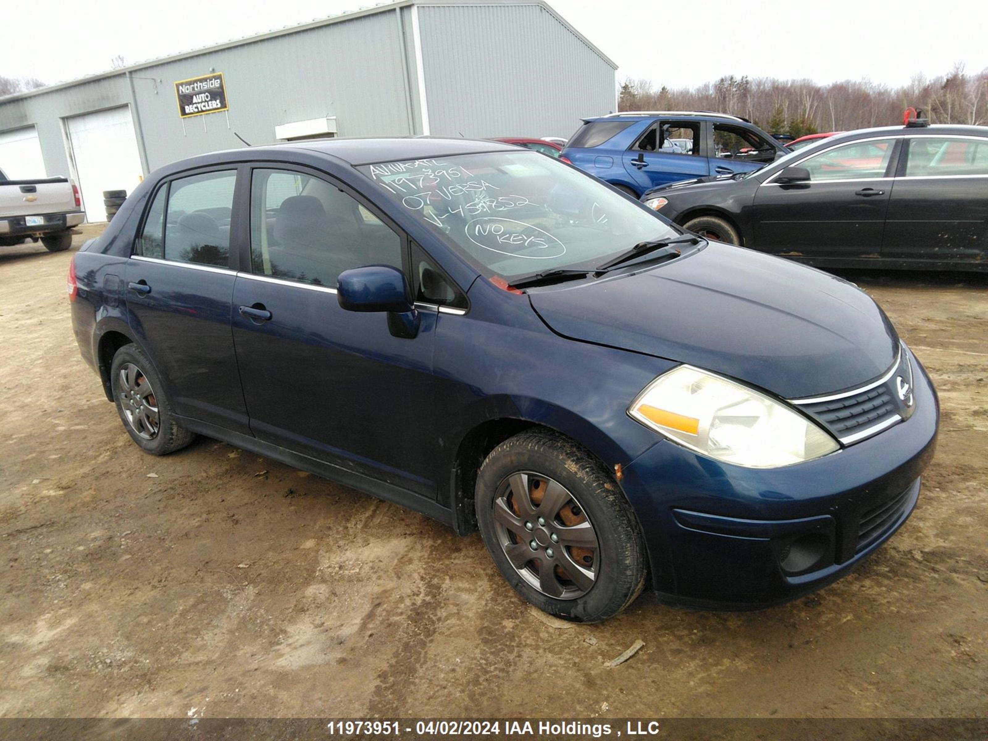 NISSAN VERSA 2007 3n1bc11e27l451852