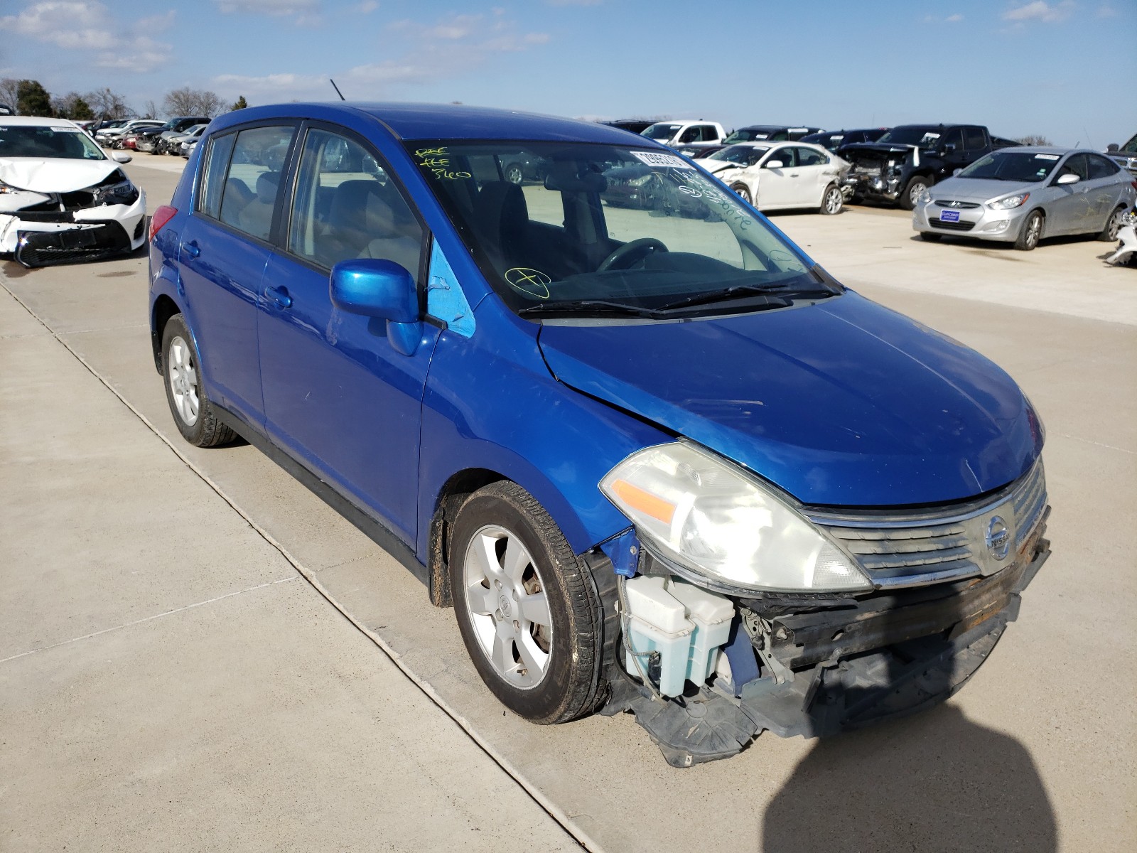 NISSAN VERSA S 2007 3n1bc13e07l440765