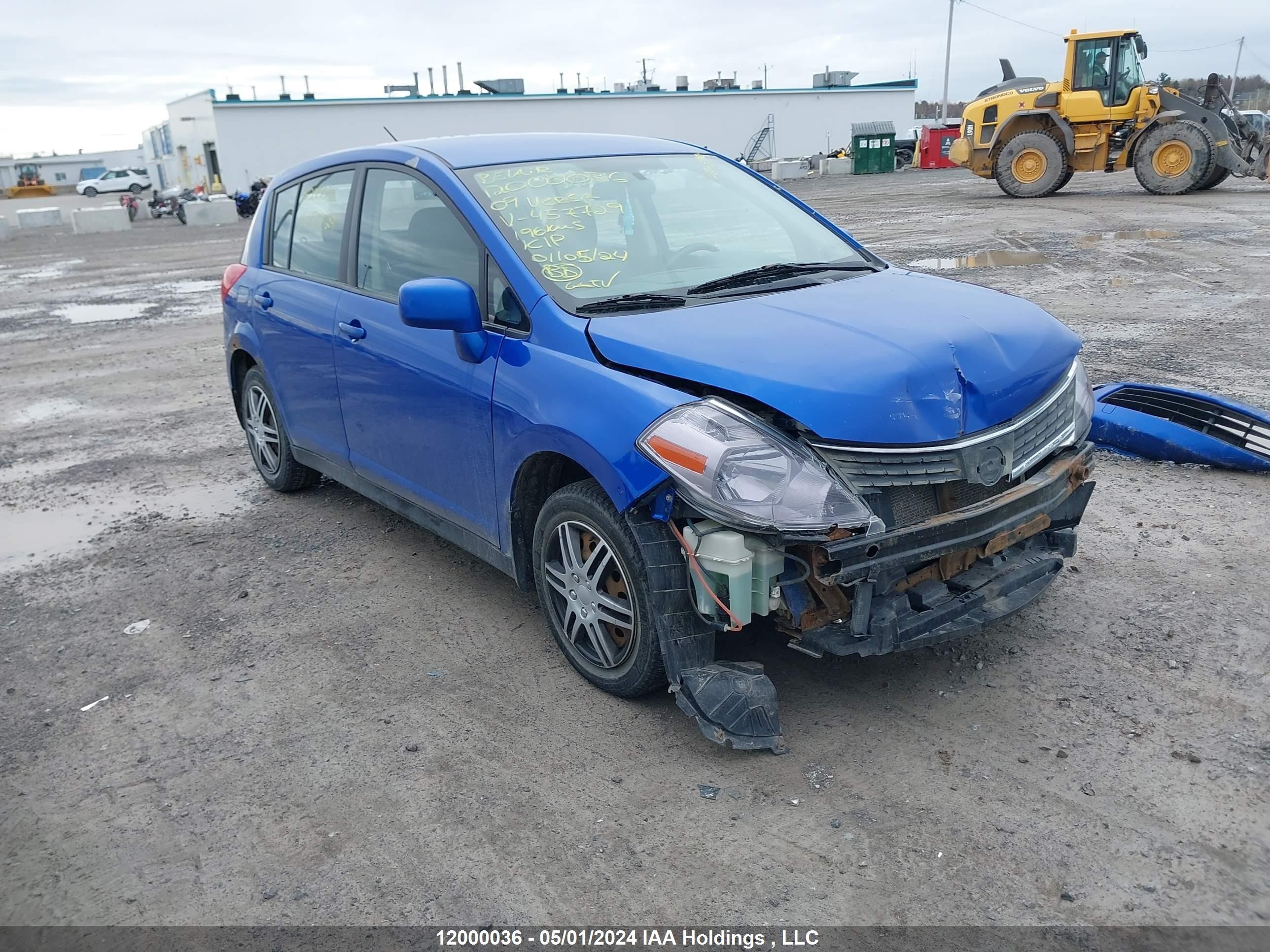 NISSAN VERSA 2009 3n1bc13e09l457729