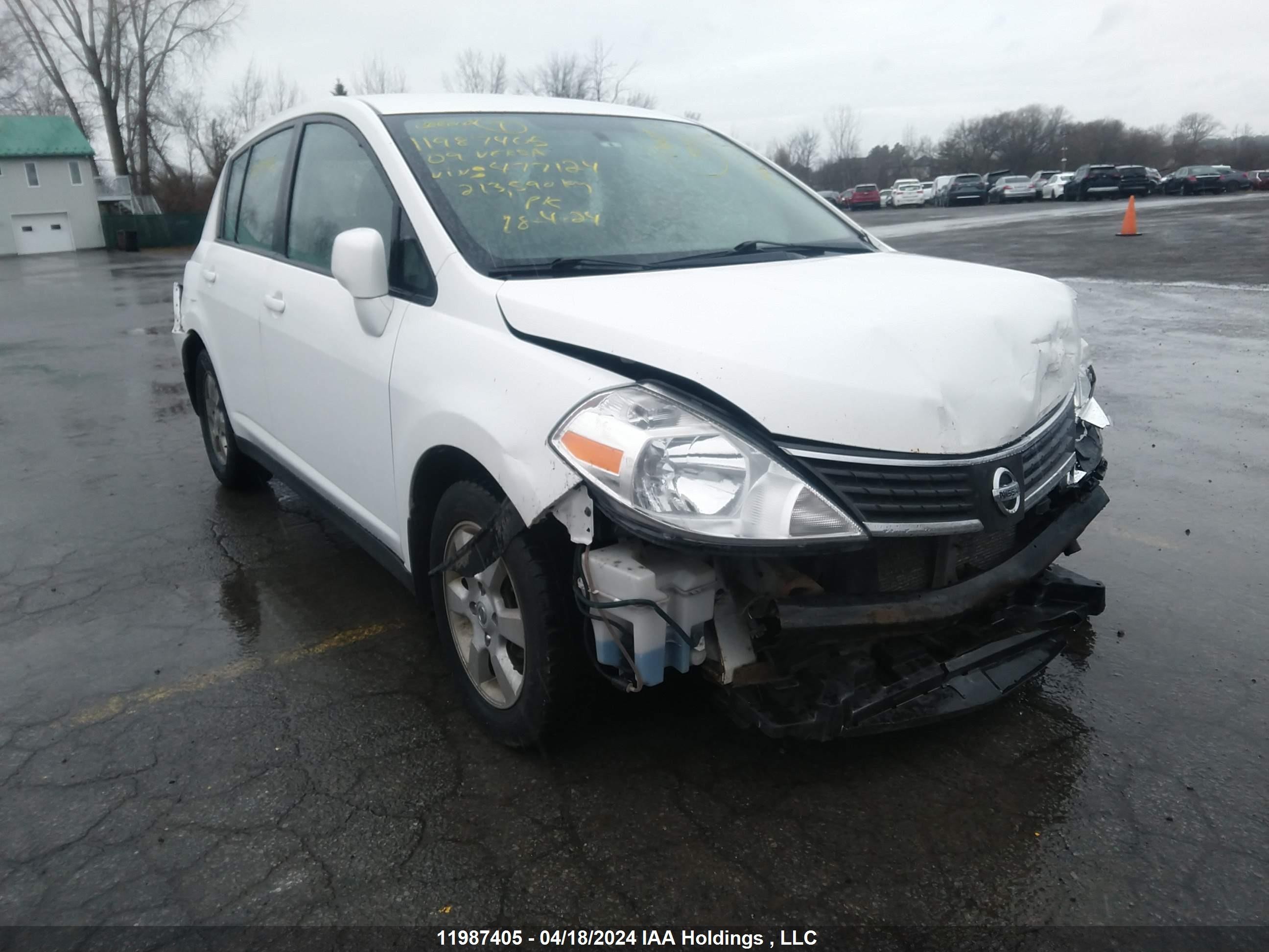 NISSAN VERSA 2009 3n1bc13e09l477124