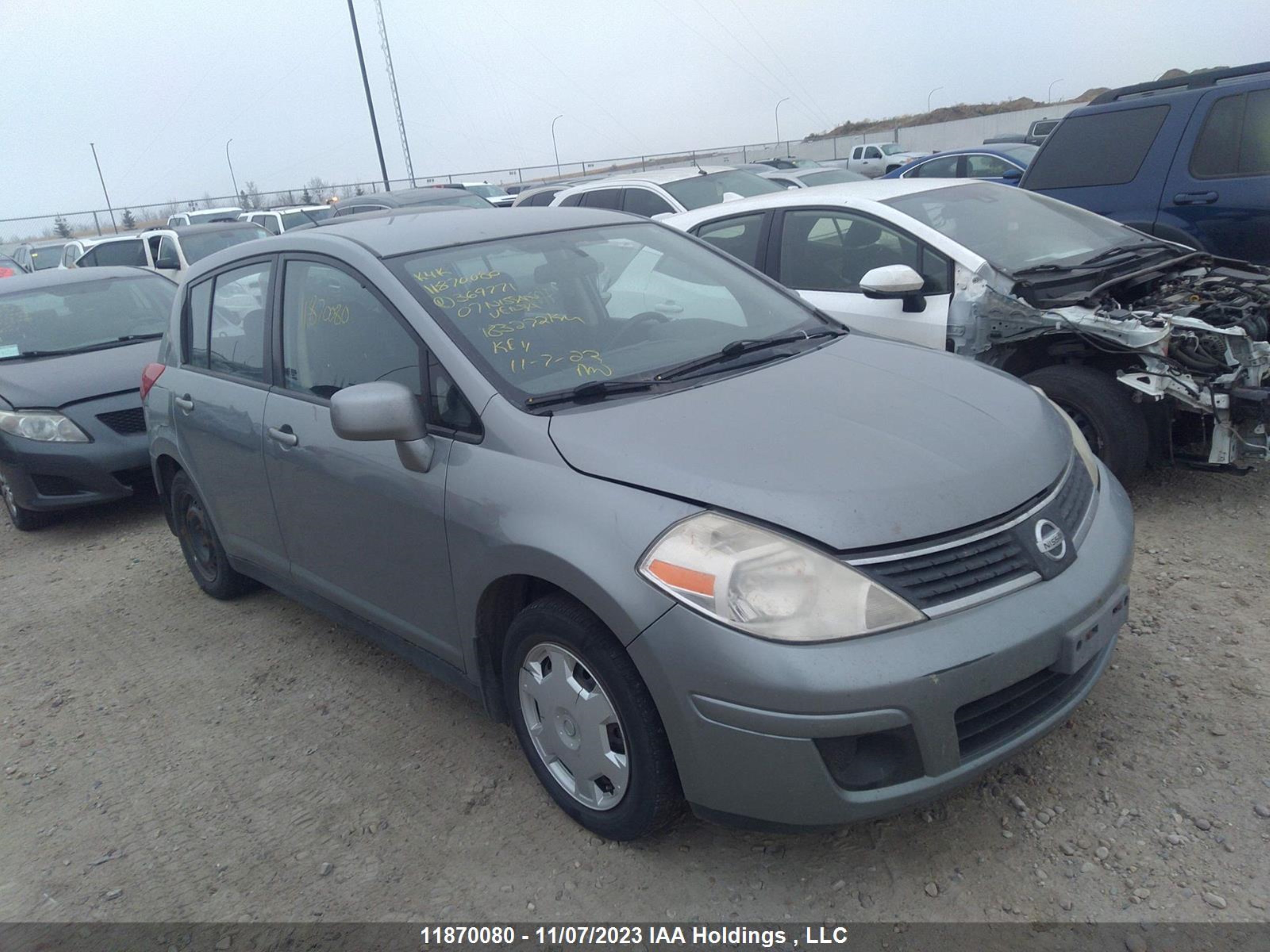 NISSAN VERSA 2007 3n1bc13e17l369771