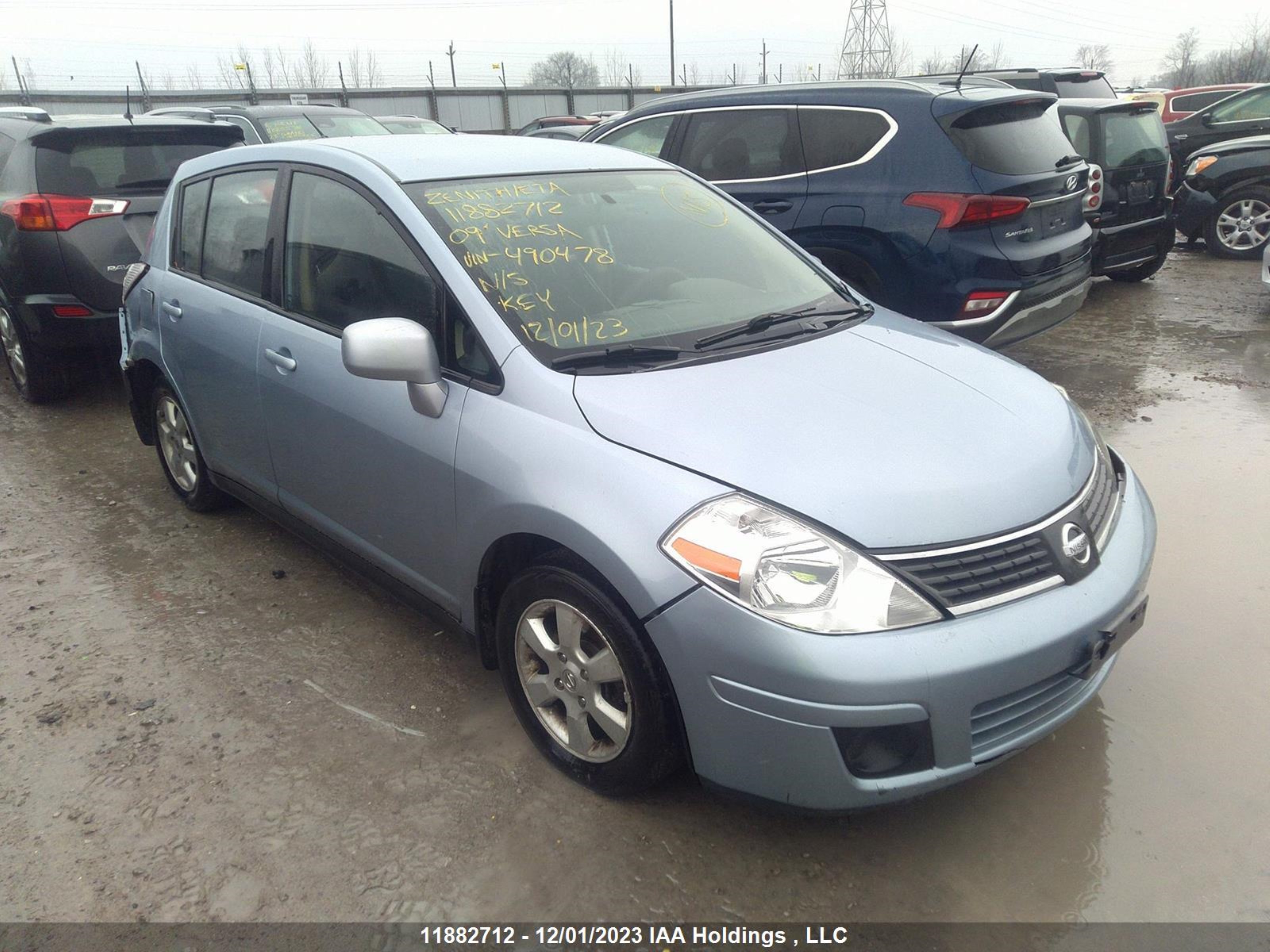 NISSAN VERSA 2009 3n1bc13e19l490478