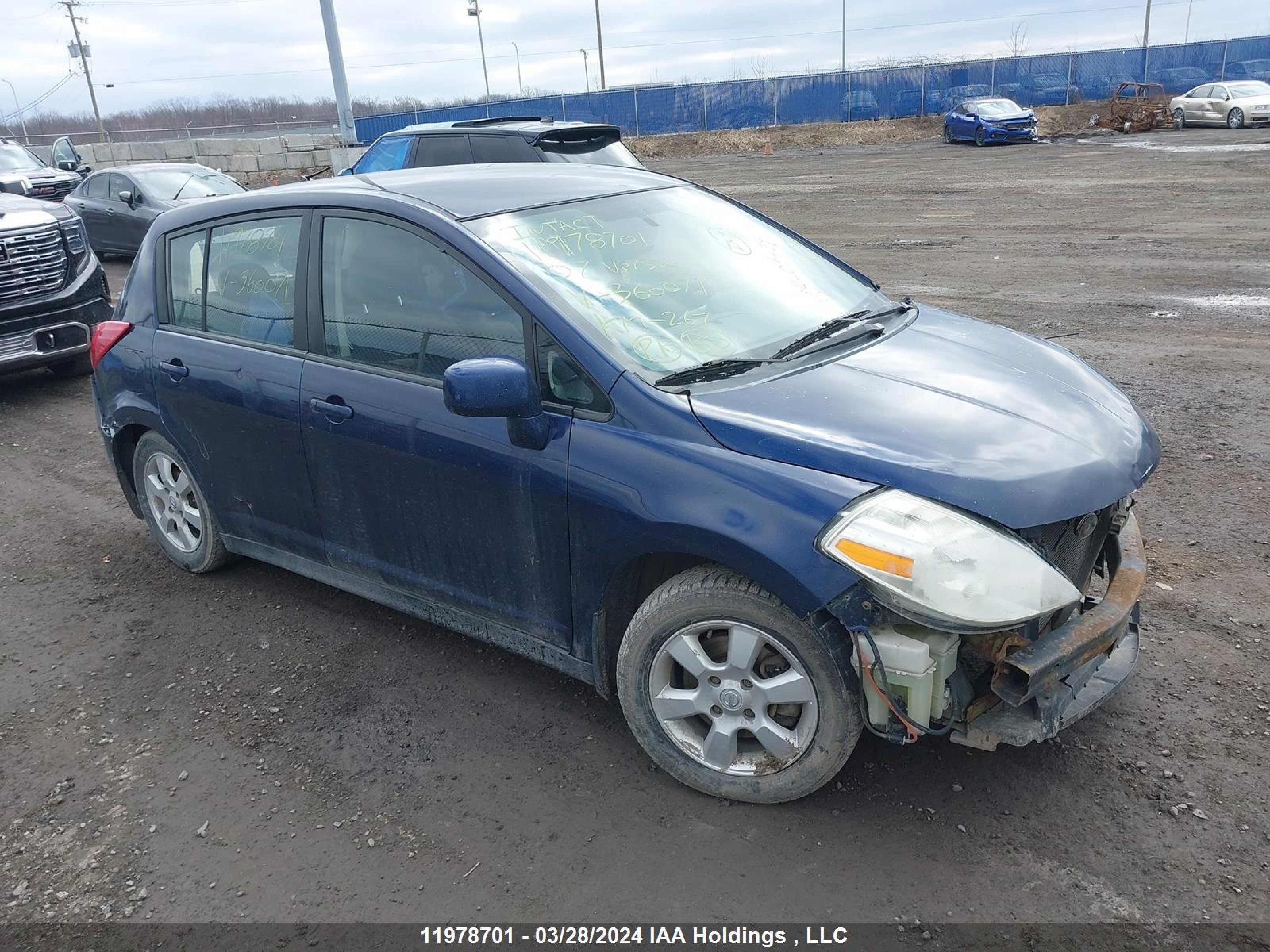 NISSAN VERSA 2007 3n1bc13e57l360071