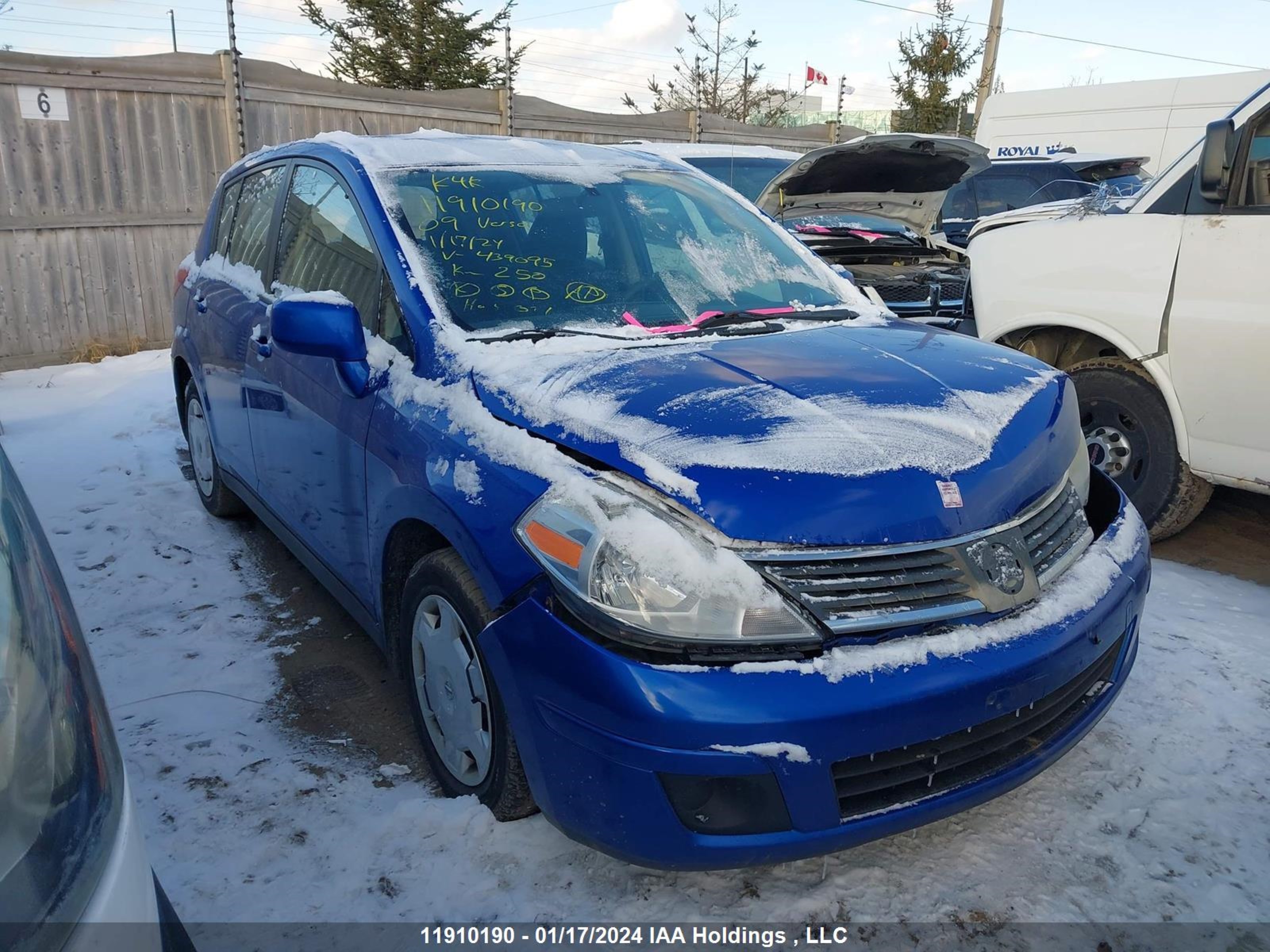 NISSAN VERSA 2009 3n1bc13e59l439095