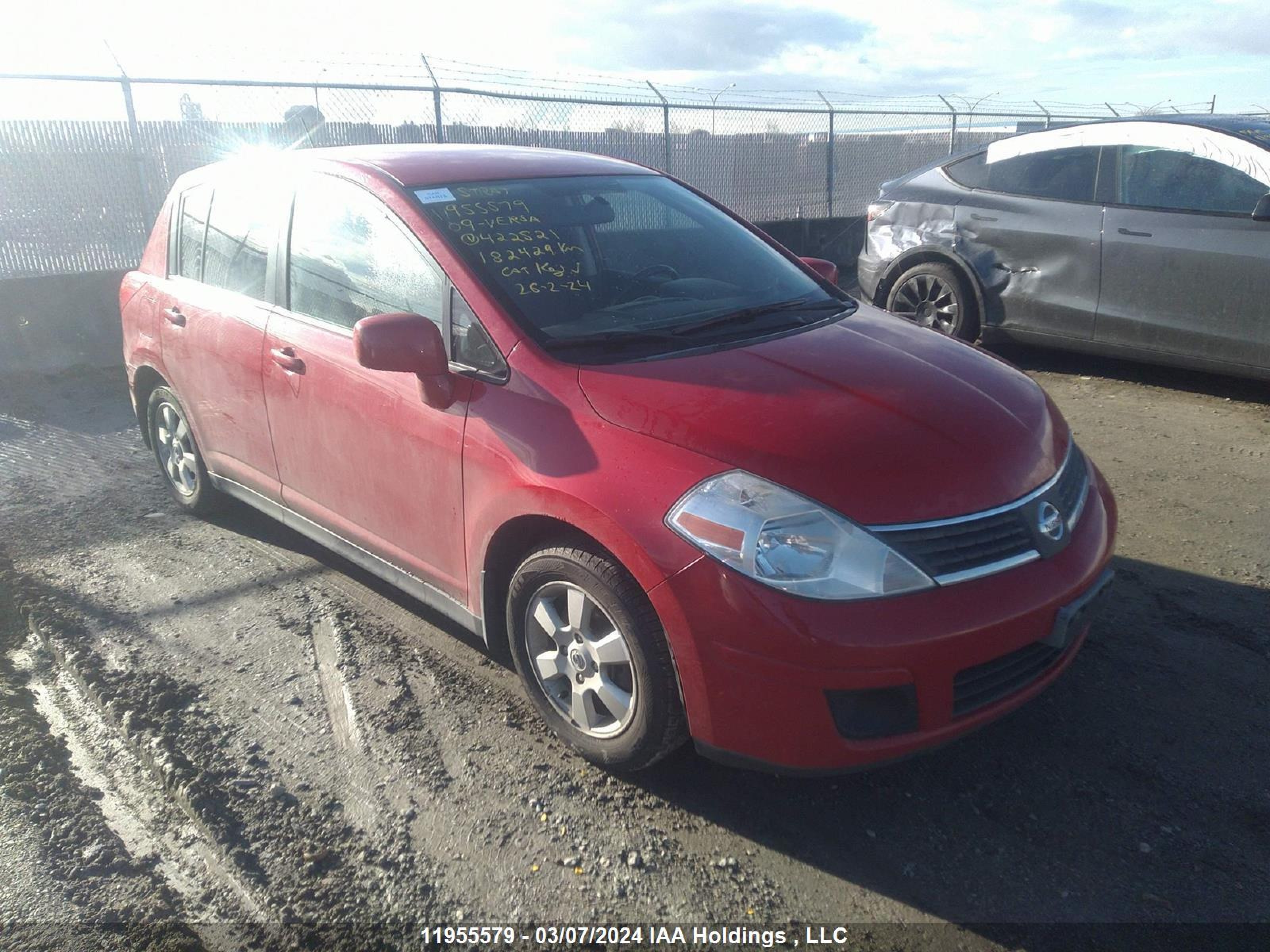 NISSAN VERSA 2009 3n1bc13ex9l422521